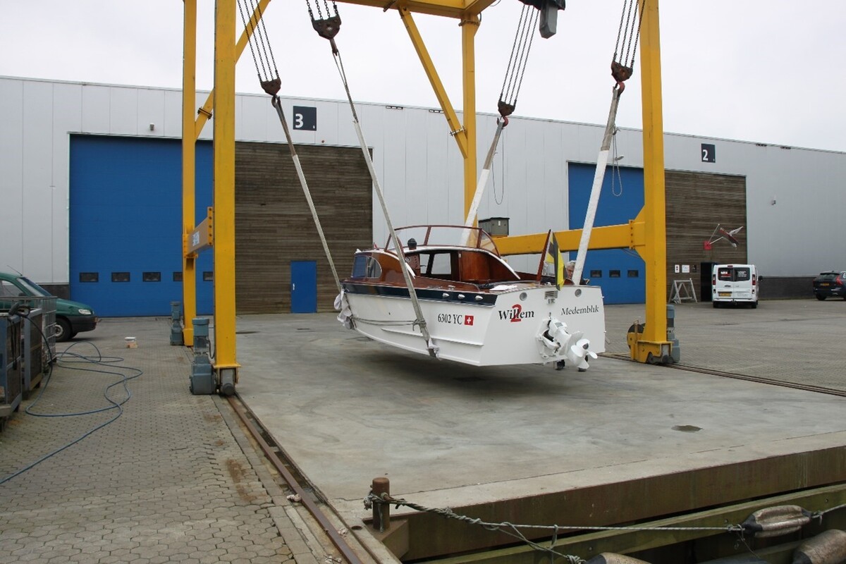 Portier Holiday 1955 – Gerestaureerde houten speedcruiser - Foto 19