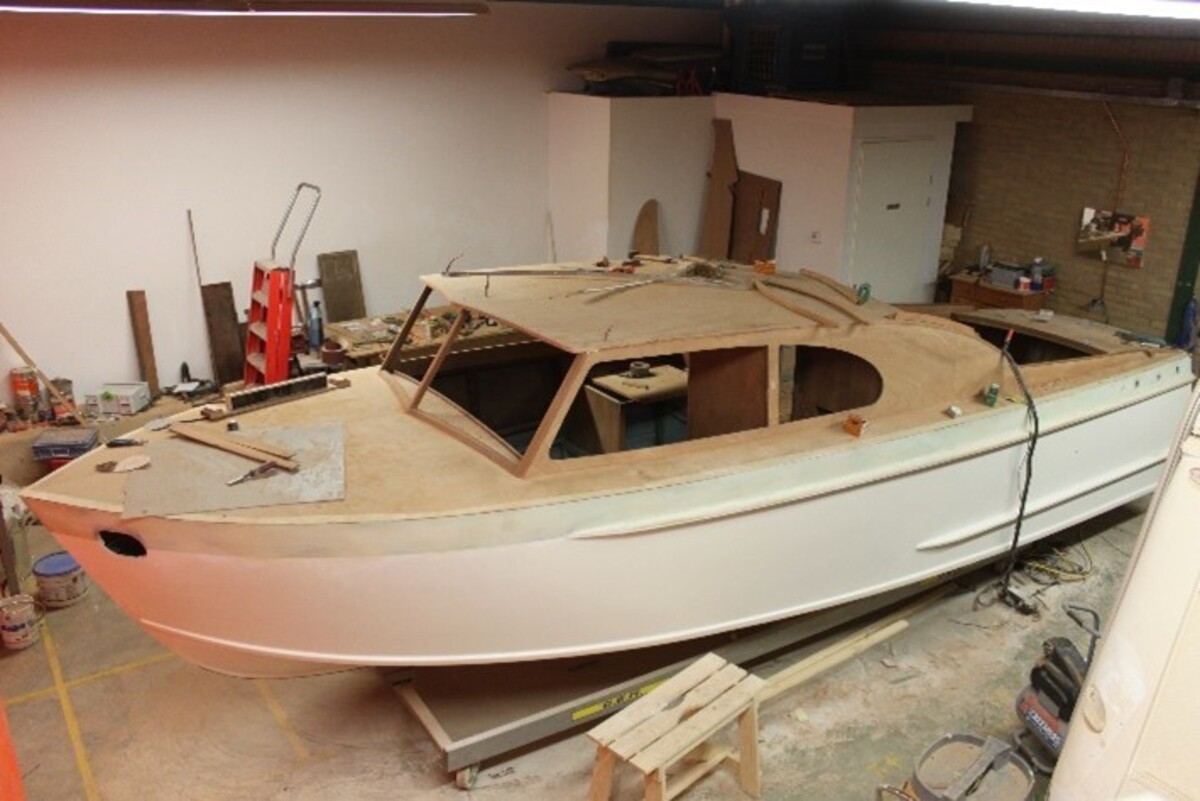 Portier Holiday 1955 – Gerestaureerde houten speedcruiser - Foto 20