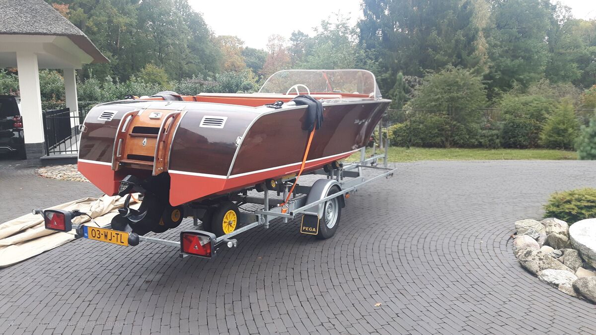 Pedrazzini Cavallino 570 1971 – houten speedboot met Volvo Penta - Foto 5