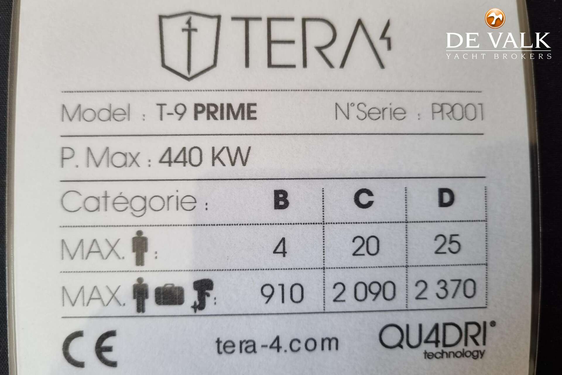 Tera 4 T9 Prime 2017 – Aluminium Quadrimaran 25 Passagiers - Foto 21