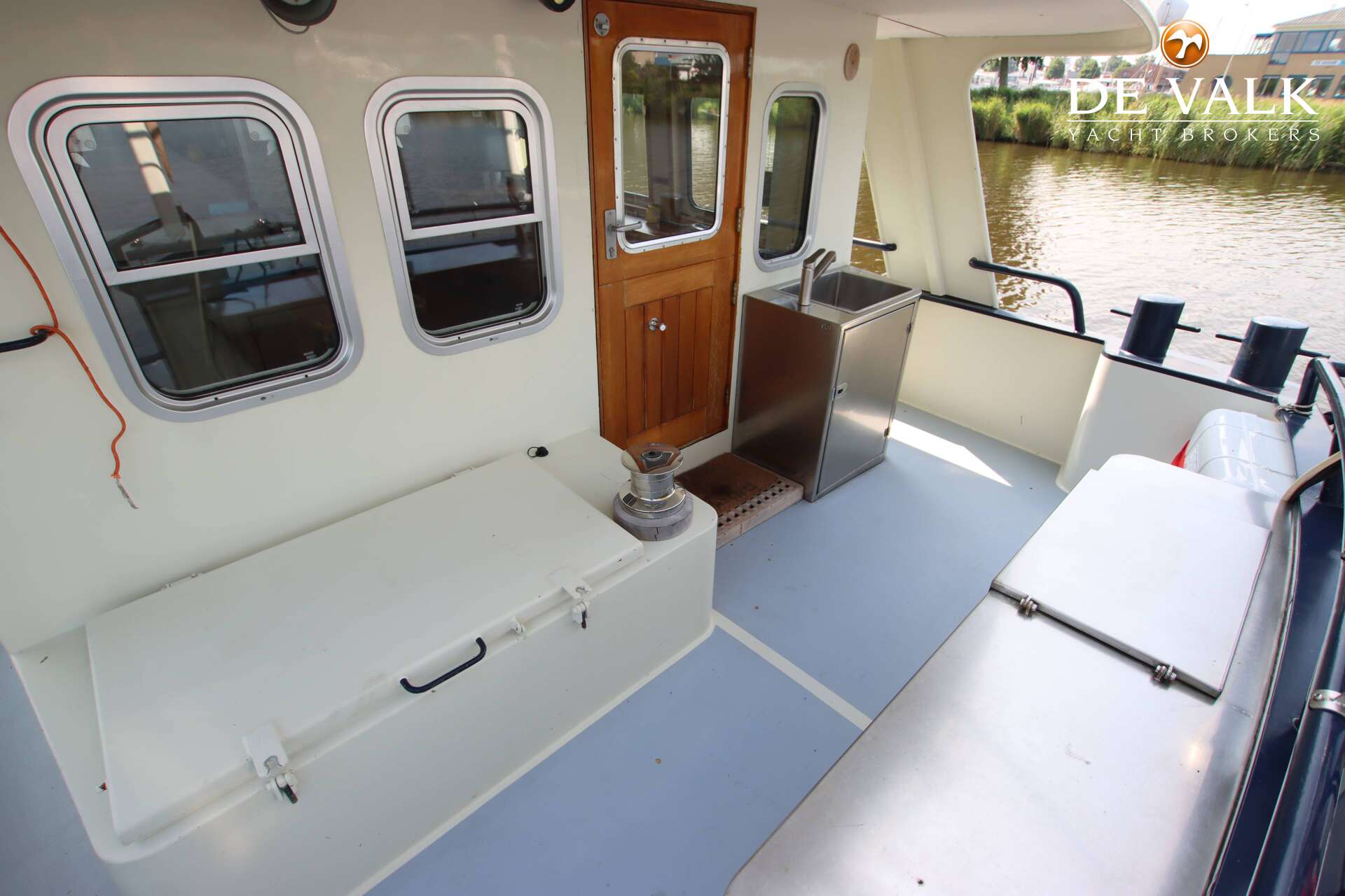Custom Explorer Trawler 2000 – stalen oceanvaarder 18,45m - Foto 8
