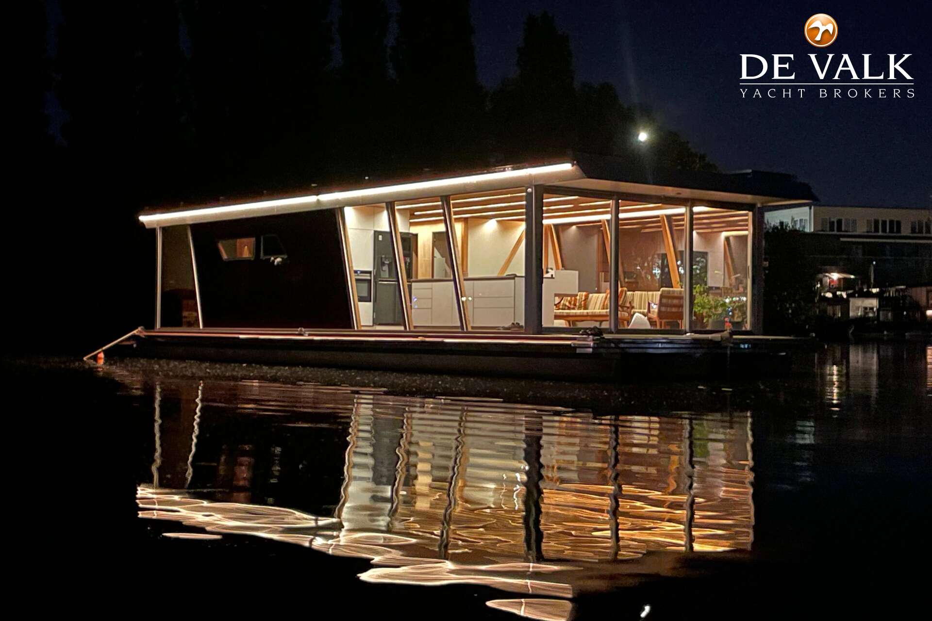 Custom Built Houseboat luxe motorjacht - Foto 3