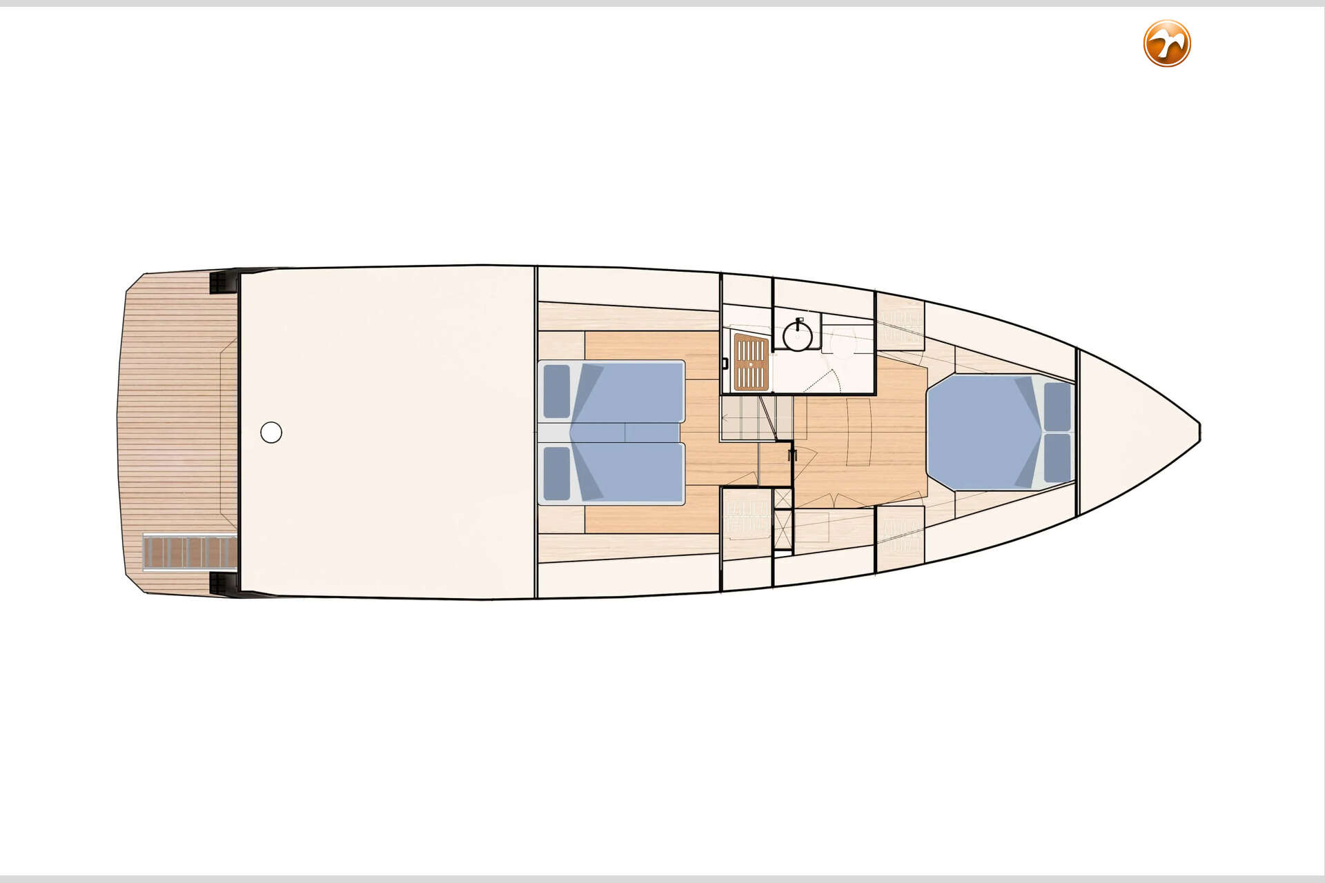 Fjord 48 Open 2026 – iconisch design met futuristische stuur - Foto 26