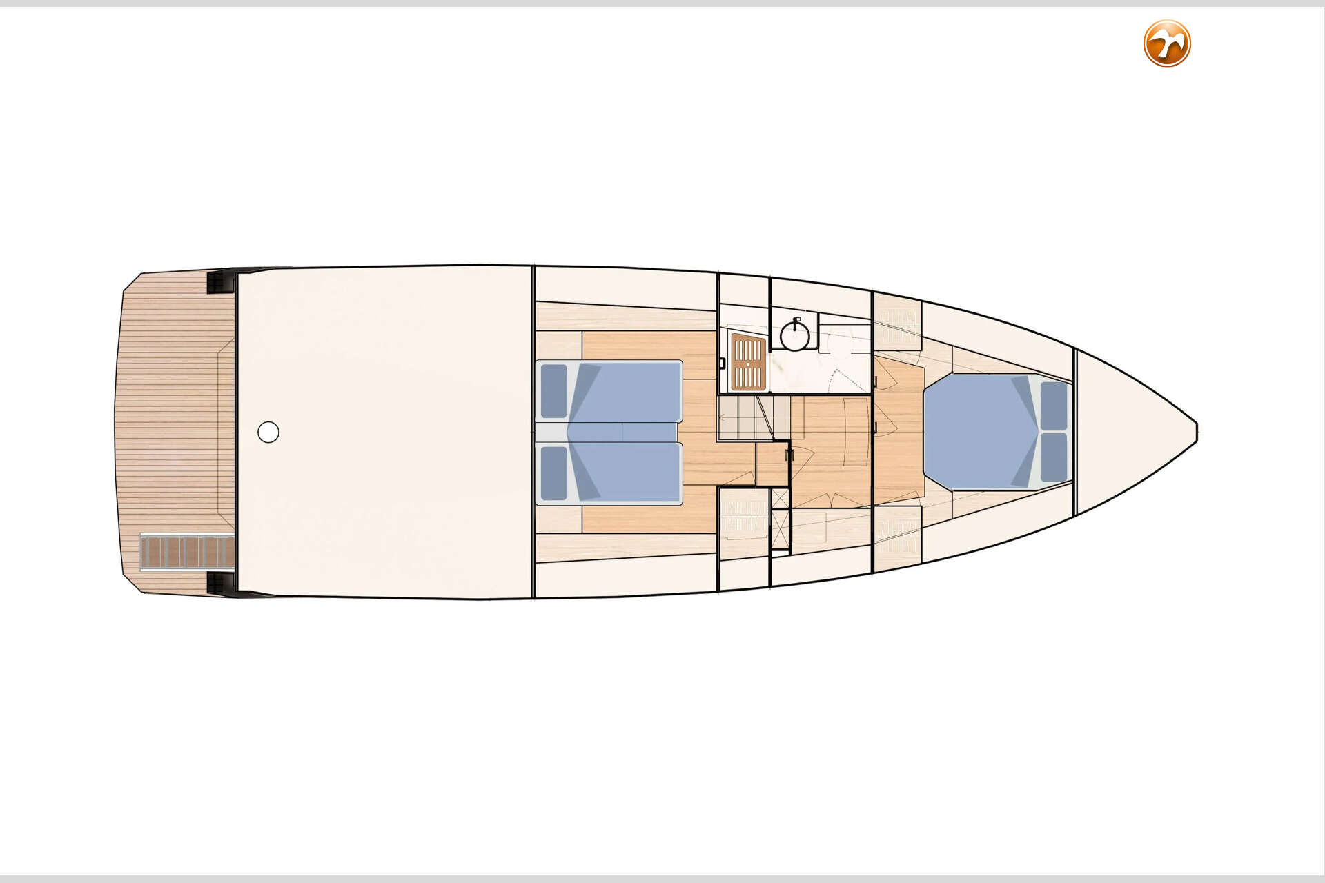 Fjord 48 Open 2026 – iconisch design met futuristische stuur - Foto 27