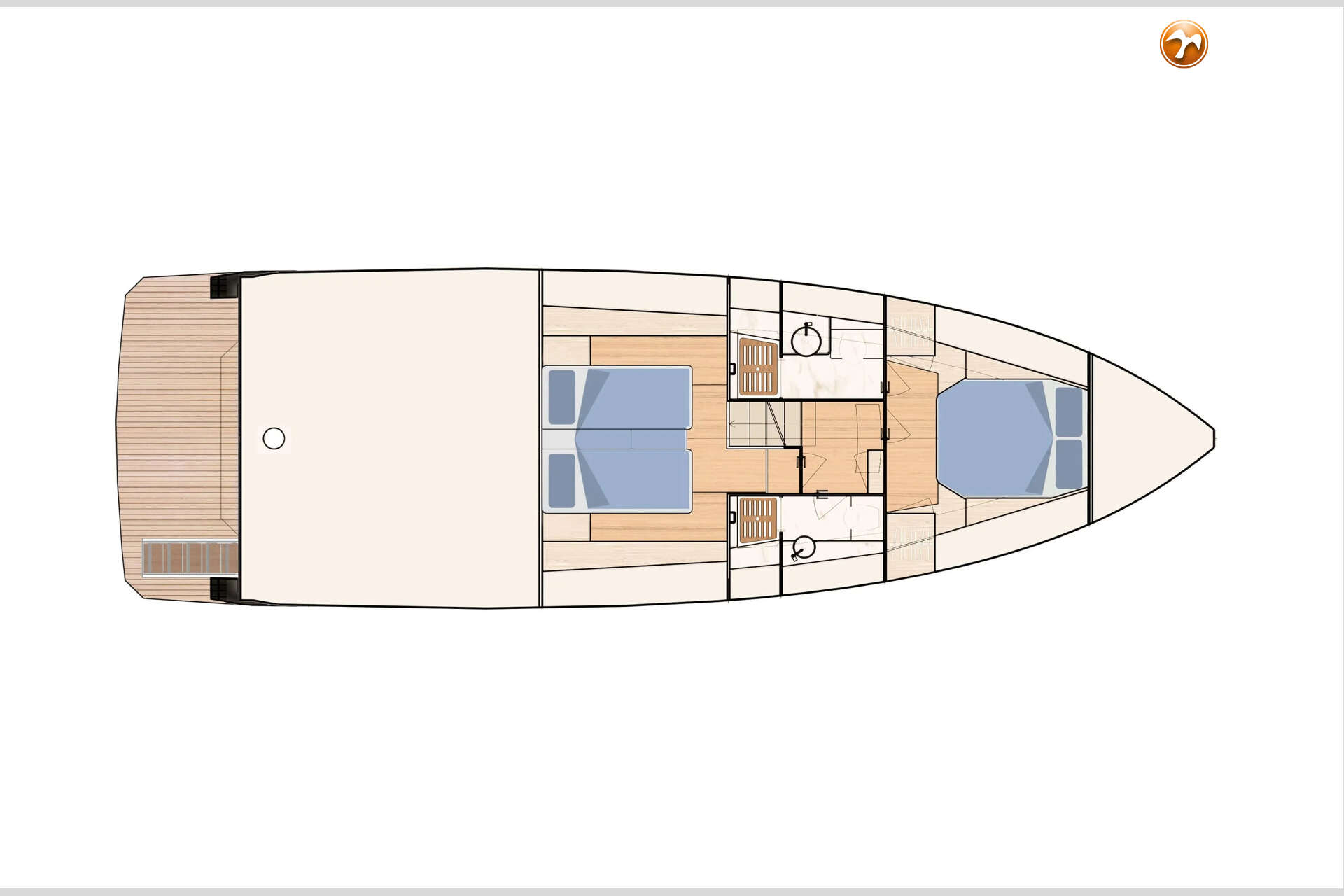 Fjord 48 Open 2026 – iconisch design met futuristische stuur - Foto 28