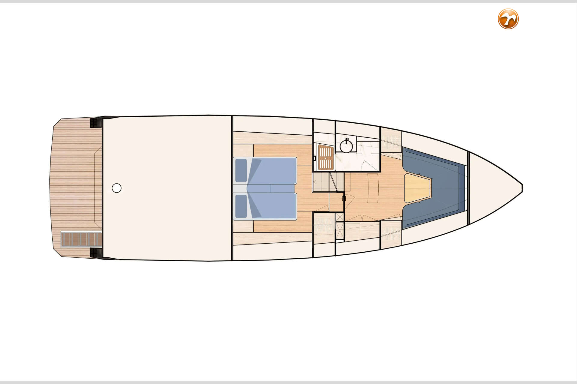 Fjord 48 Open 2026 – iconisch design met futuristische stuur - Foto 29