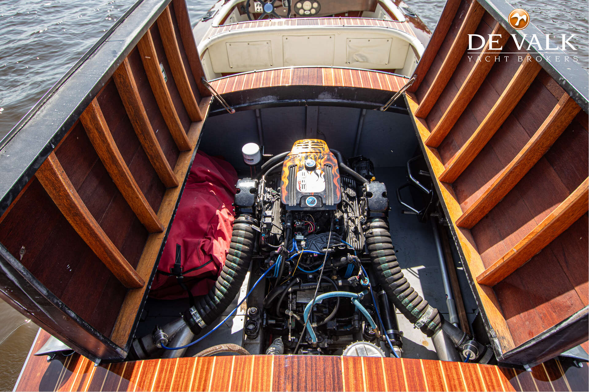 Hacker-Craft Triple Cockpit 1989 – houten runabout 350 pk - Foto 30