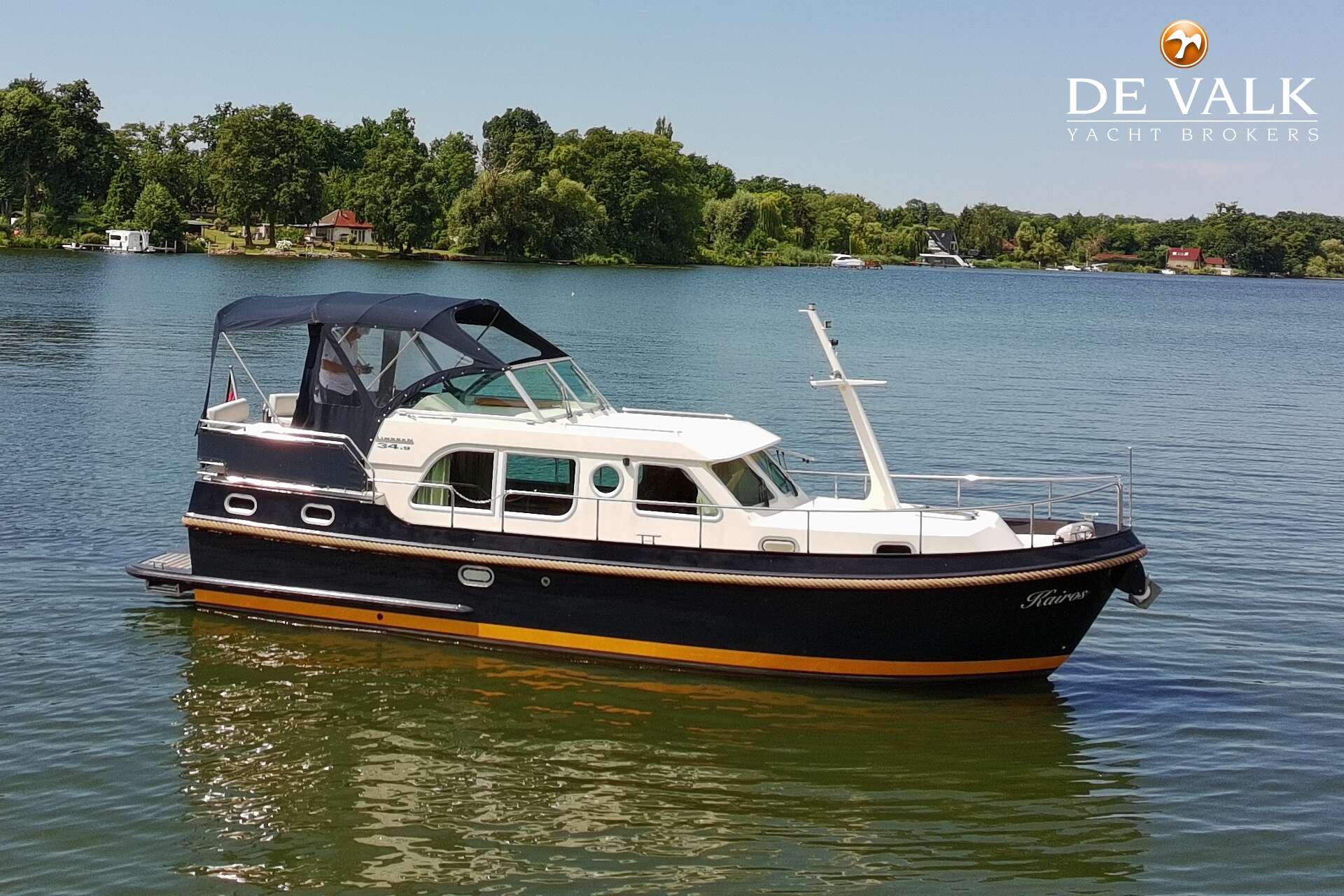 Linssen 34.9 Sedan 2012 – Stalen binnenvaartkruiser met AC