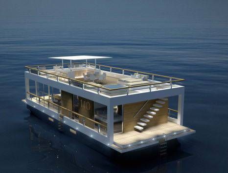 Houseboat The Yacht House 110 2026 – Nieuwbouw stalen woonboot