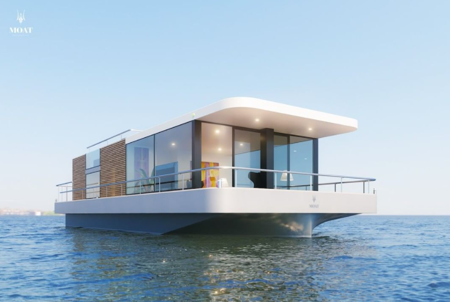 MX4 Houseboat 2026 – Stalen sailing houseboat met split-level