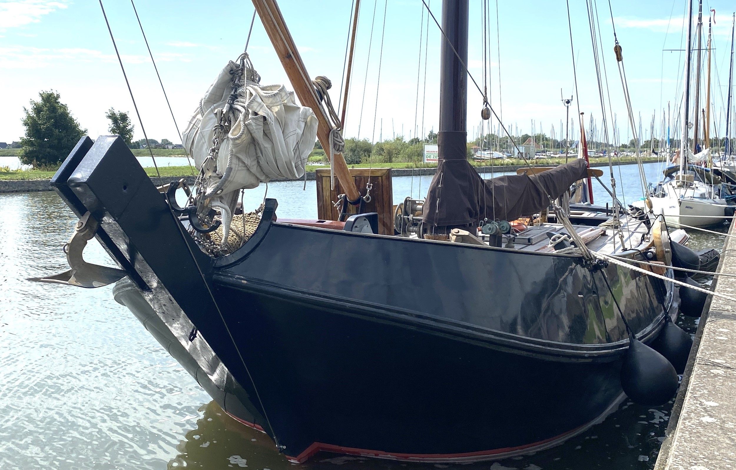 Schokker 14.00 m 1963 – Authentieke stalen zeilboot