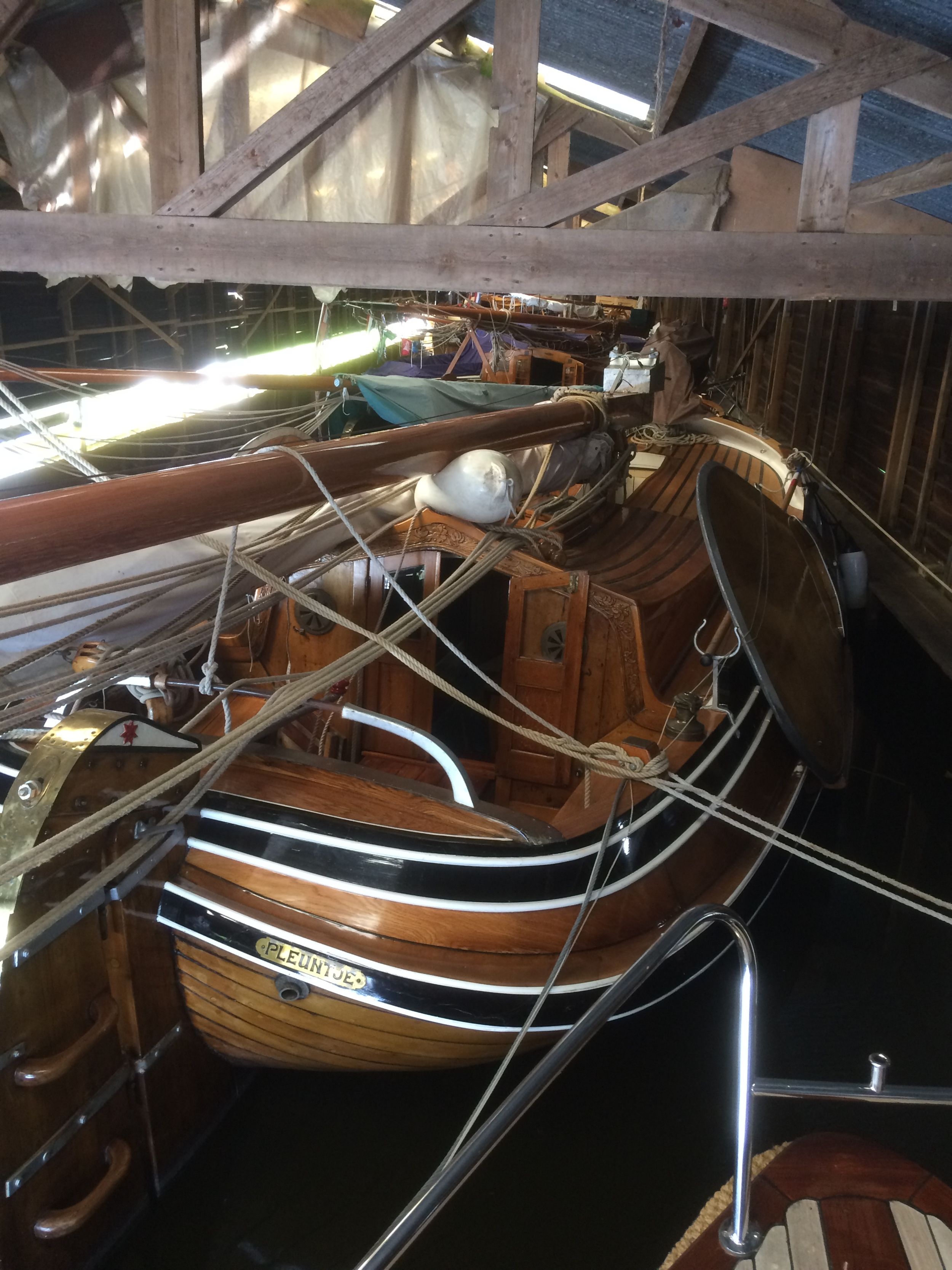 Boeier Lantinga 900 1908 – Authentieke houten zeilboot vaarklaar - Foto 17