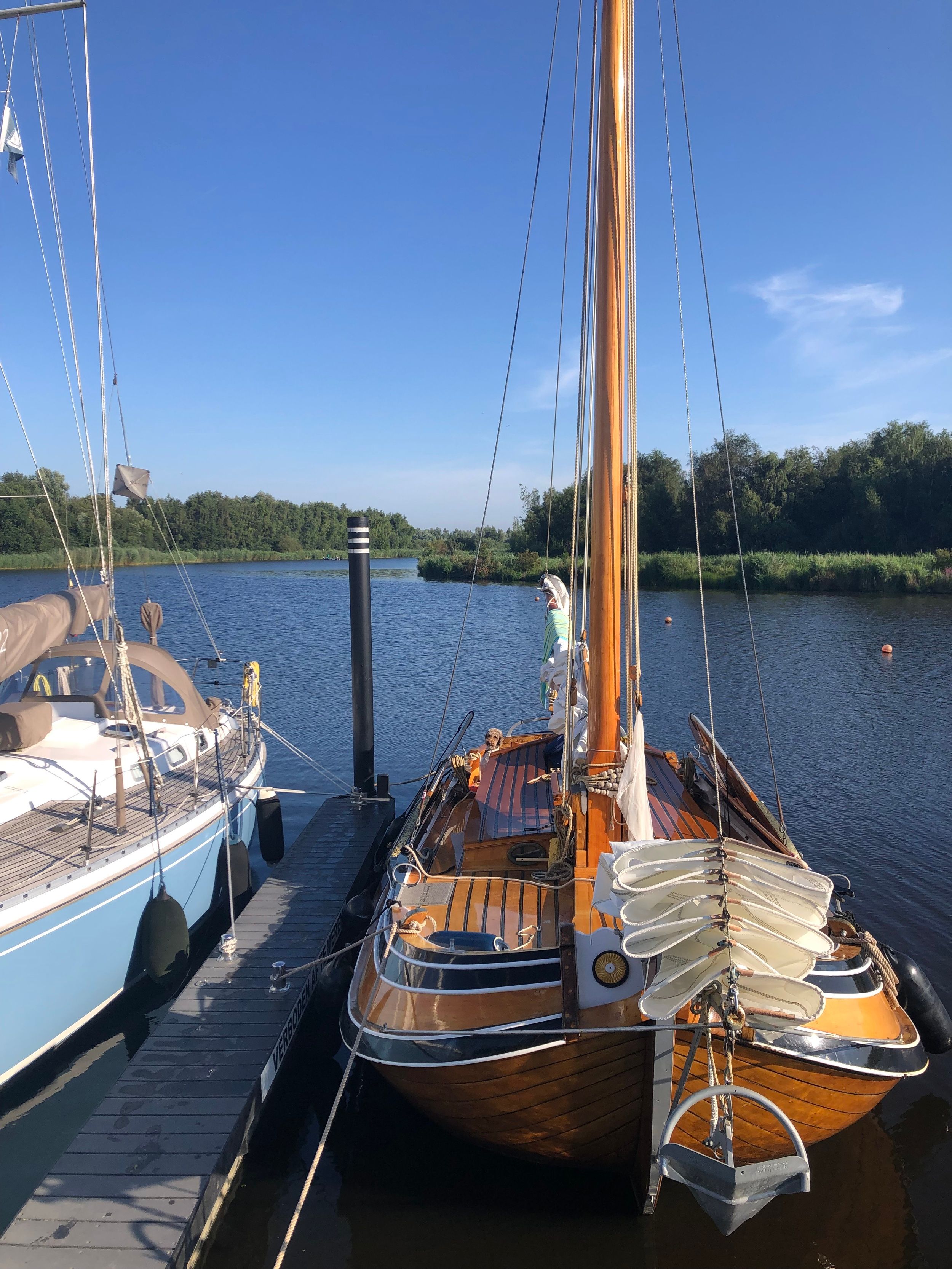 Boeier Lantinga 900 1908 – Authentieke houten zeilboot vaarklaar - Foto 9