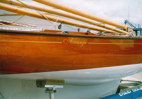 Regenboog 138 zeilboot 2003 – houten open jacht in nieuwstaat