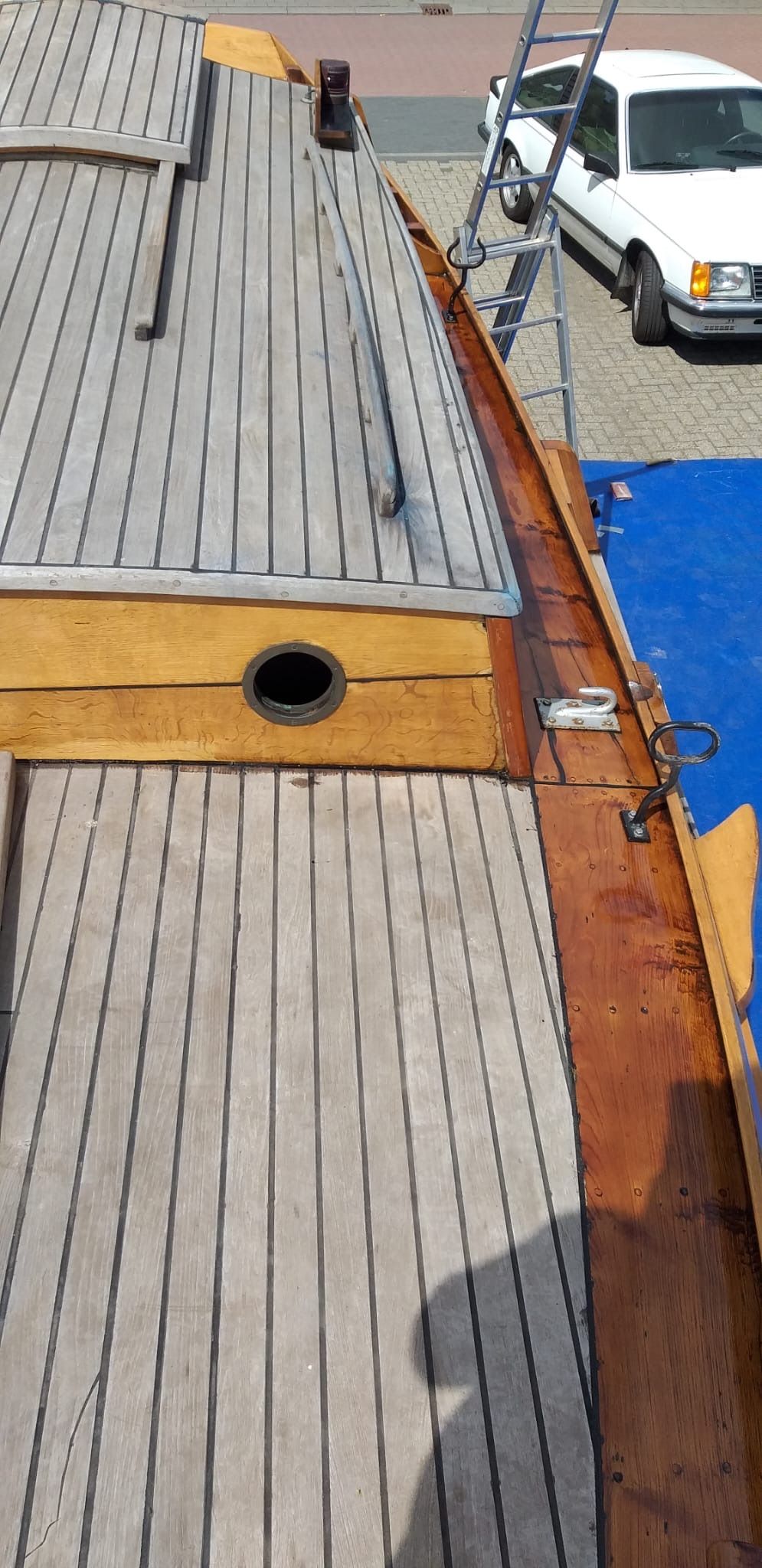 Brandsma Zeeschouw 1972 – authentieke platbodem met zeiltuig - Foto 13