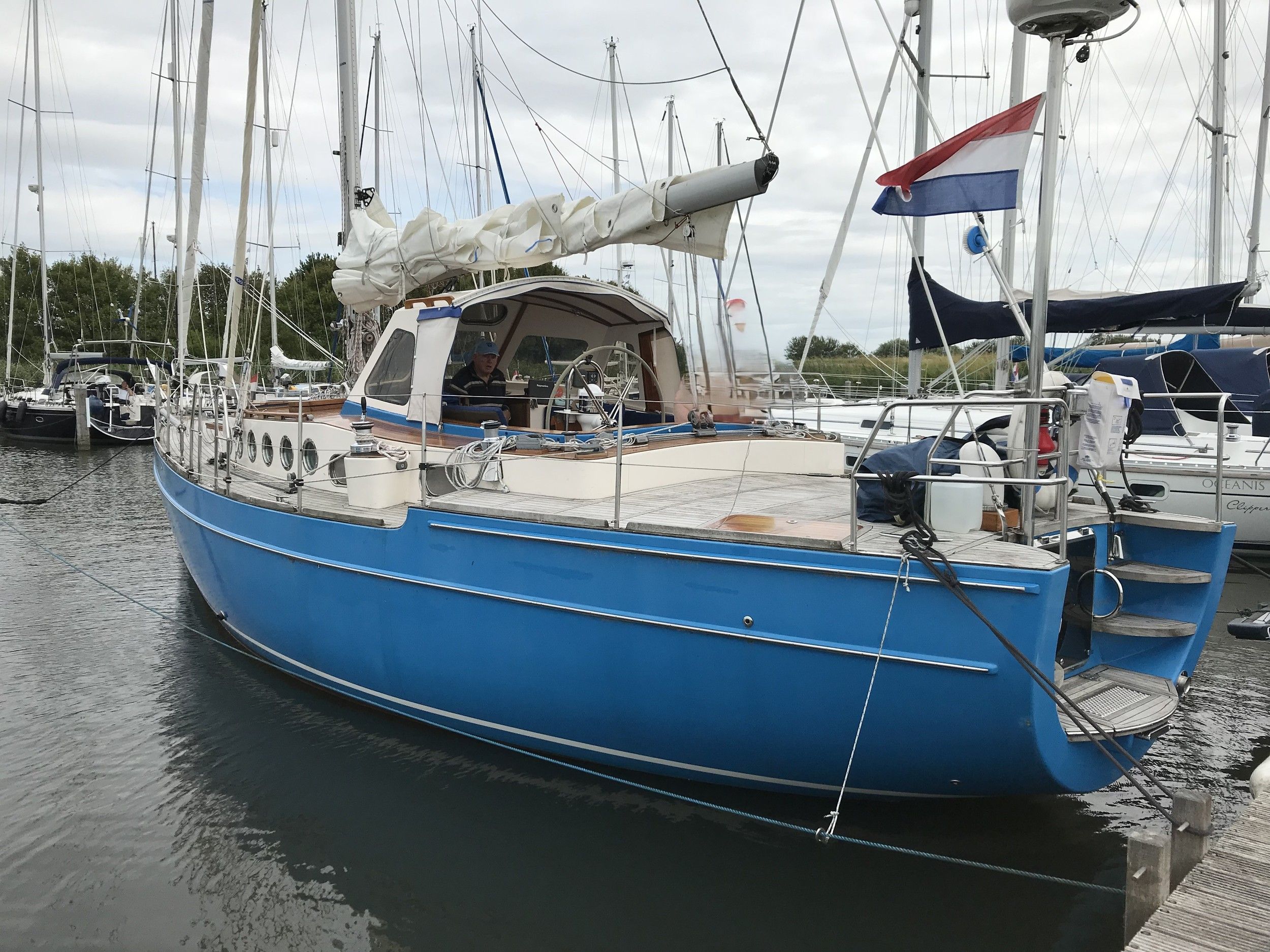 Dick Zaal 41 Centre Cockpit 2014 – Woodcore epoxy vertrekkersschip