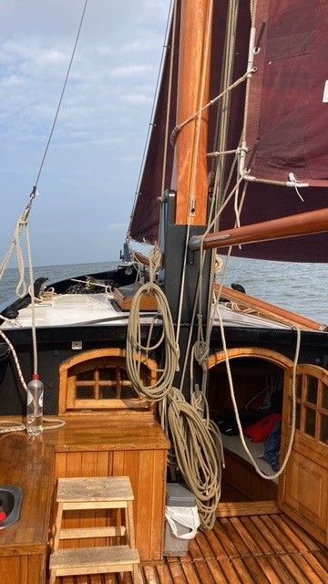 Vollenhovense Bol Visserman 1985 – stalen platbodem zeilklaar - Foto 16