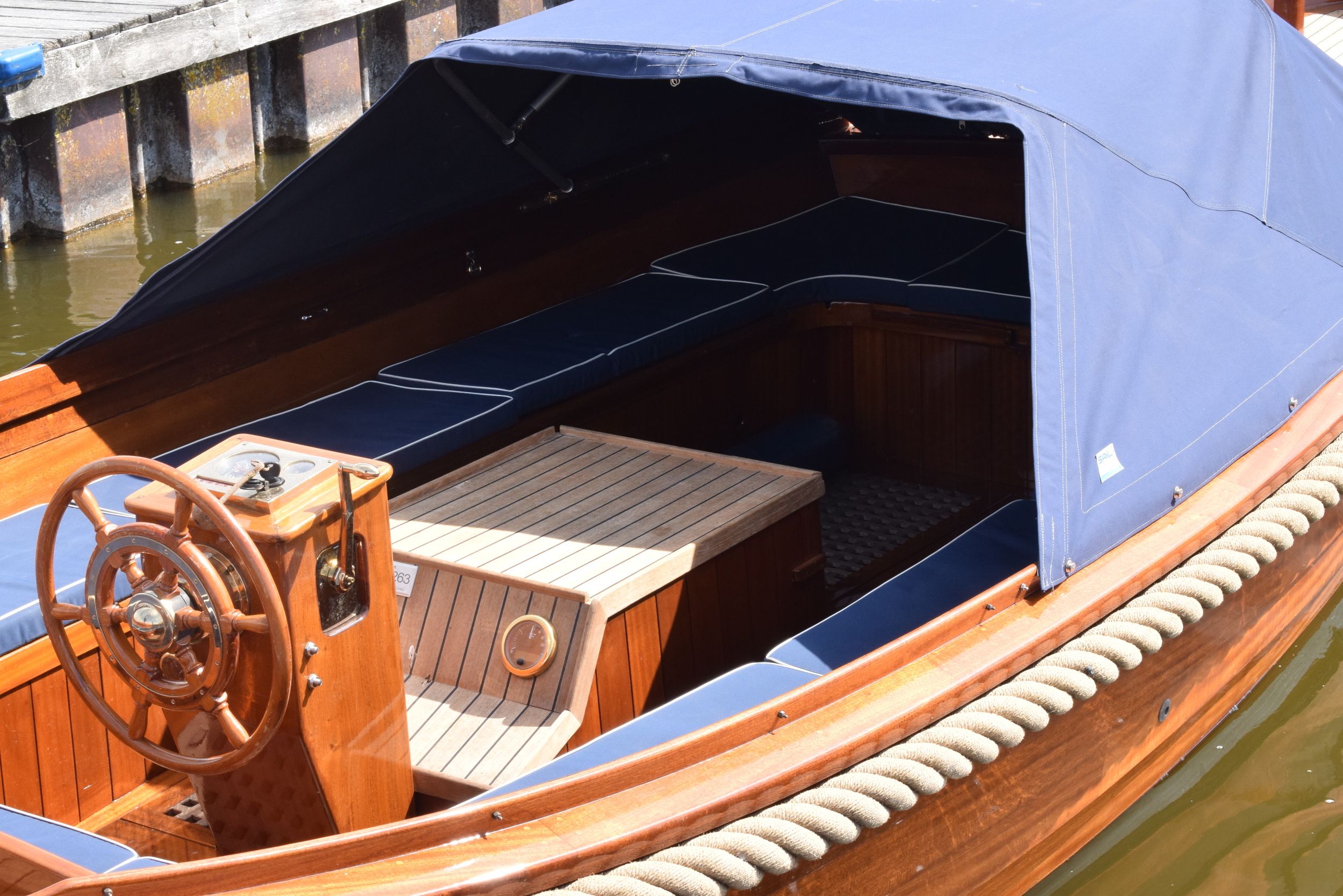 Breedendam 690 Spitsgat Sloep 1993 – Klassieke houten sloep - Foto 29