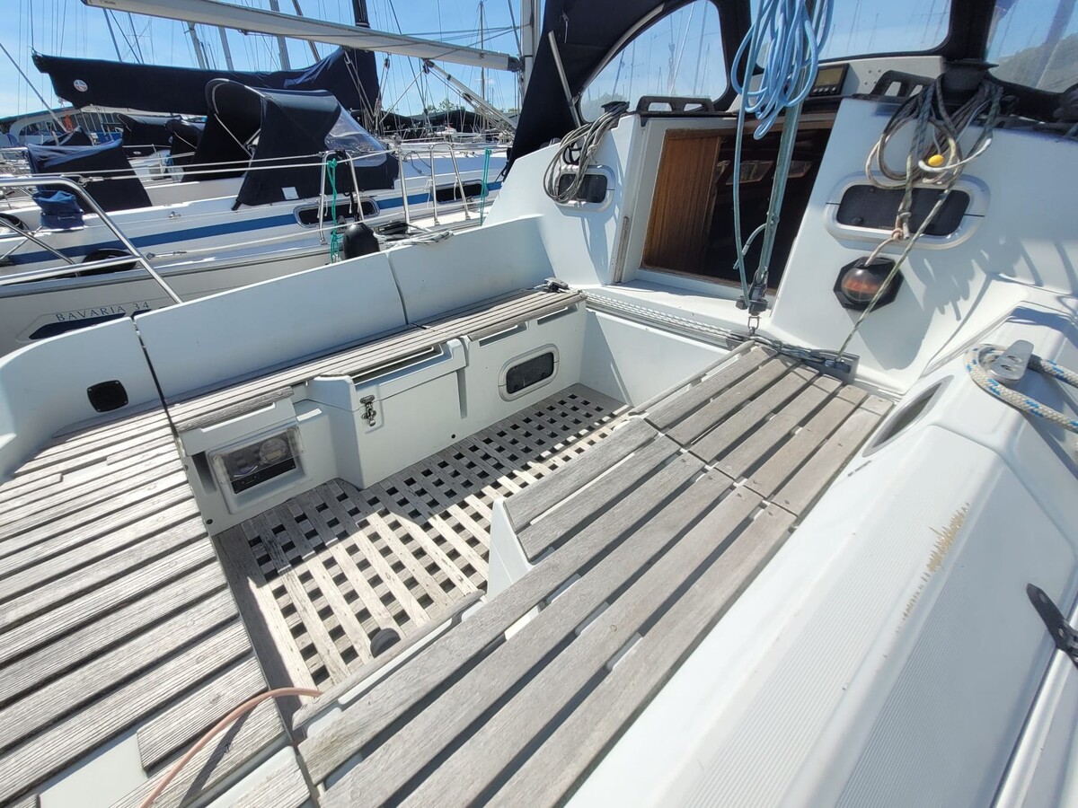 Feeling 346 1991 – Sloop met vleugelkiel en recente Volvo - Foto 18