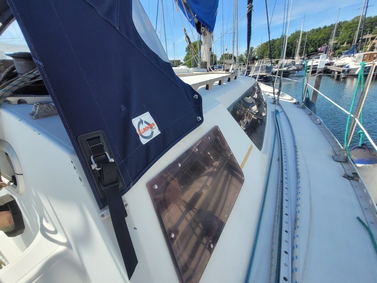 Feeling 346 1991 – Sloop met vleugelkiel en recente Volvo - Foto 24