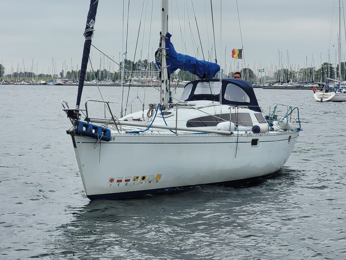 Feeling 346 1991 – Sloop met vleugelkiel en recente Volvo - Foto 27