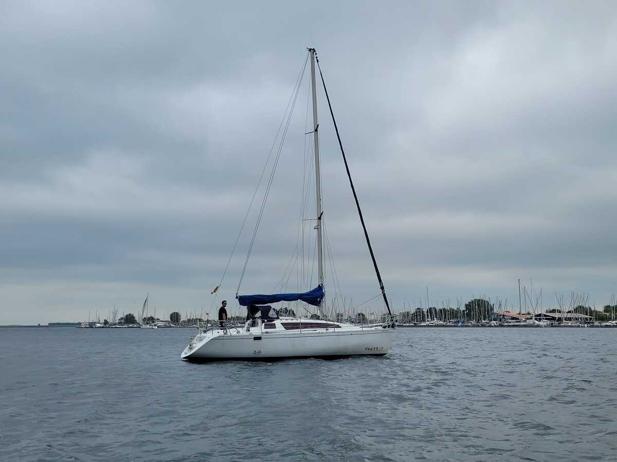 Feeling 346 1991 – Sloop met vleugelkiel en recente Volvo - Foto 28