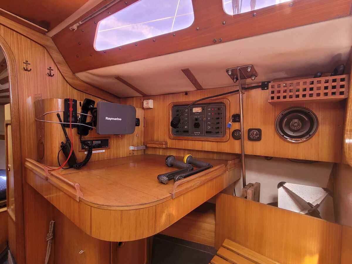 Feeling 346 1991 – Sloop met vleugelkiel en recente Volvo - Foto 8