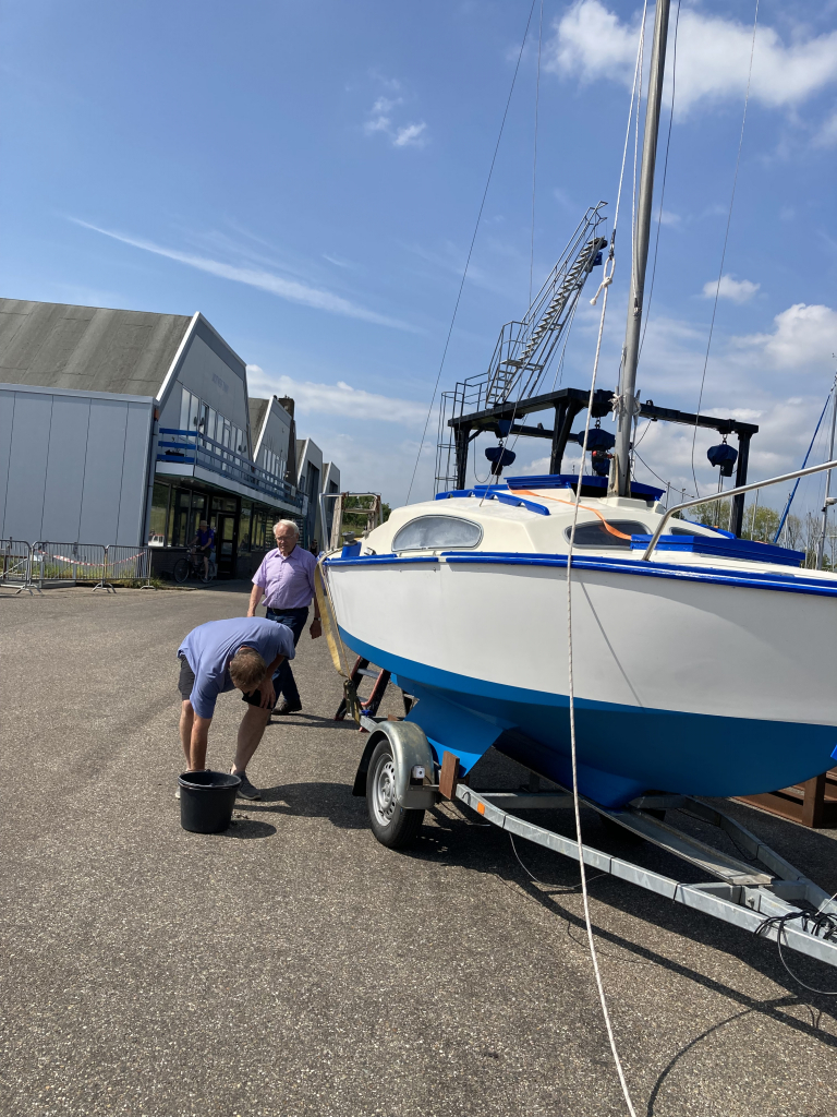 Hurley Mk2 1953 – klassieke zeilboot met trailer en motor - Foto 4