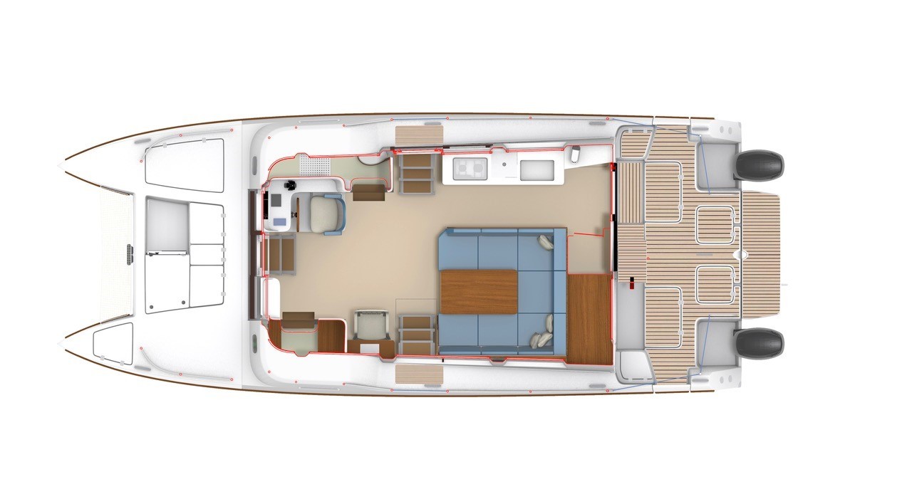 Bader BB37 Motorcatamaran - Foto 4