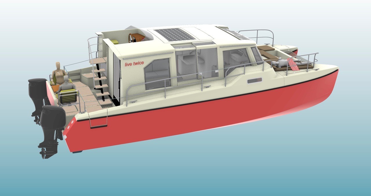 Bader BB37 Motorcatamaran - Foto 6