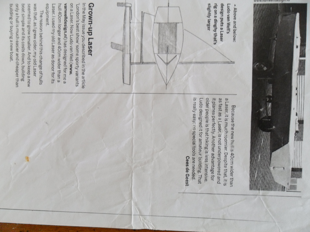 One-off Eenmansdinghy - Foto 1