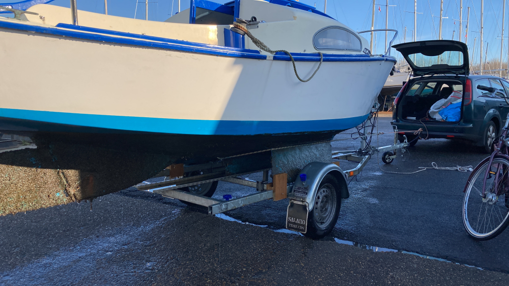 Hurley Mk2 1960 – met trailer en motor - Foto 2
