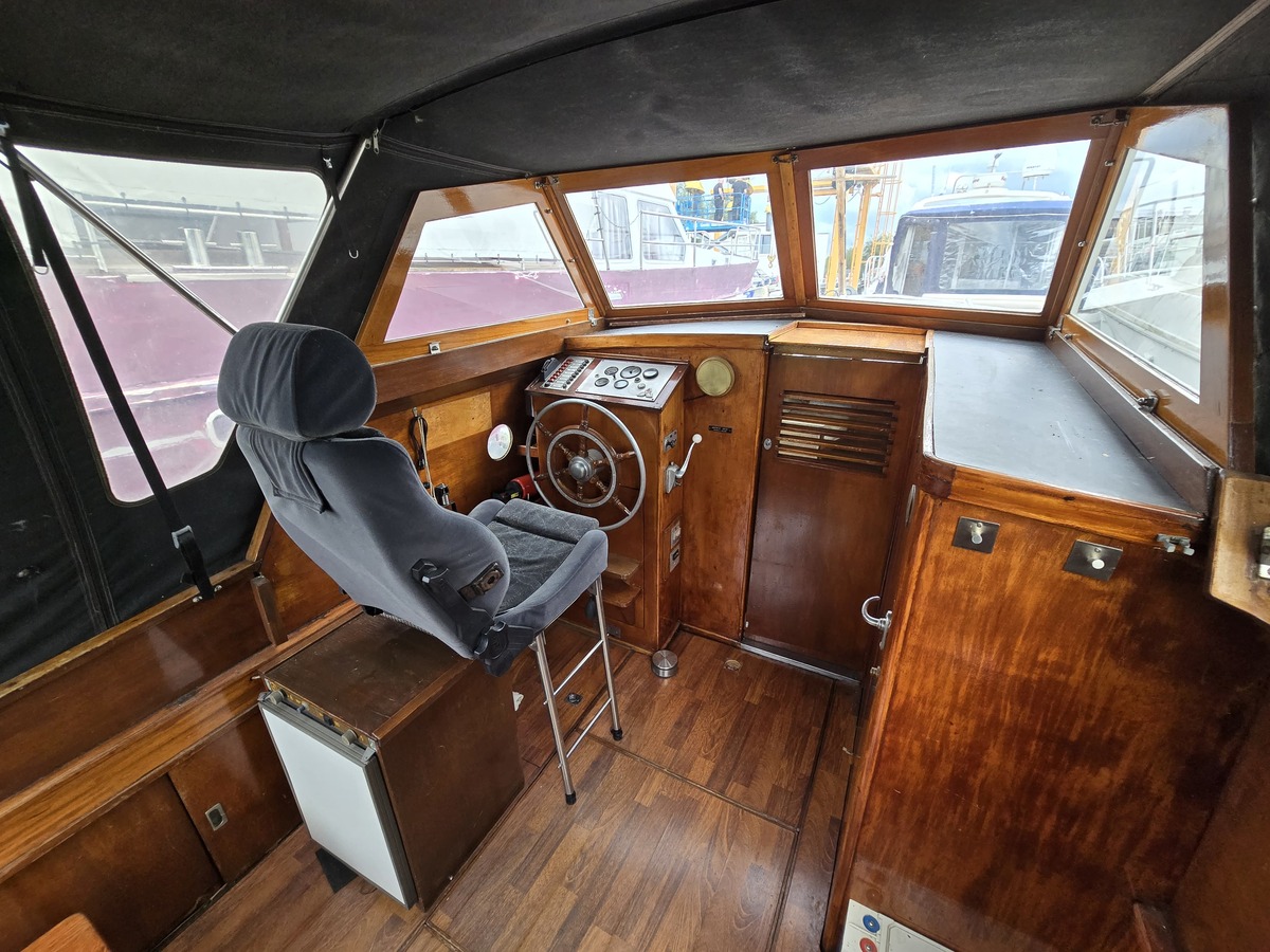 Aquanaut 860 OK 1975 – Stalen kajuitboot met vleugelkiel - Foto 11