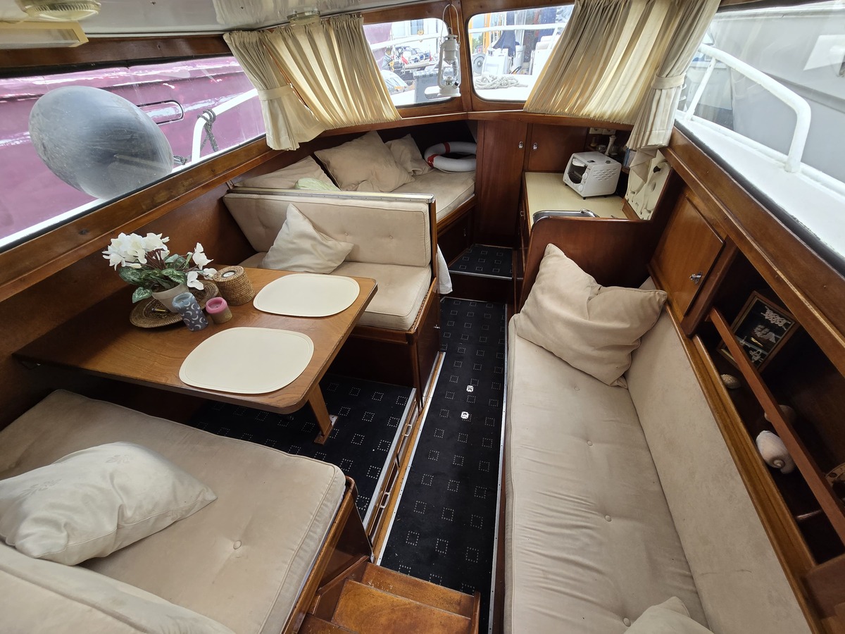 Aquanaut 860 OK 1975 – Stalen kajuitboot met vleugelkiel - Foto 12