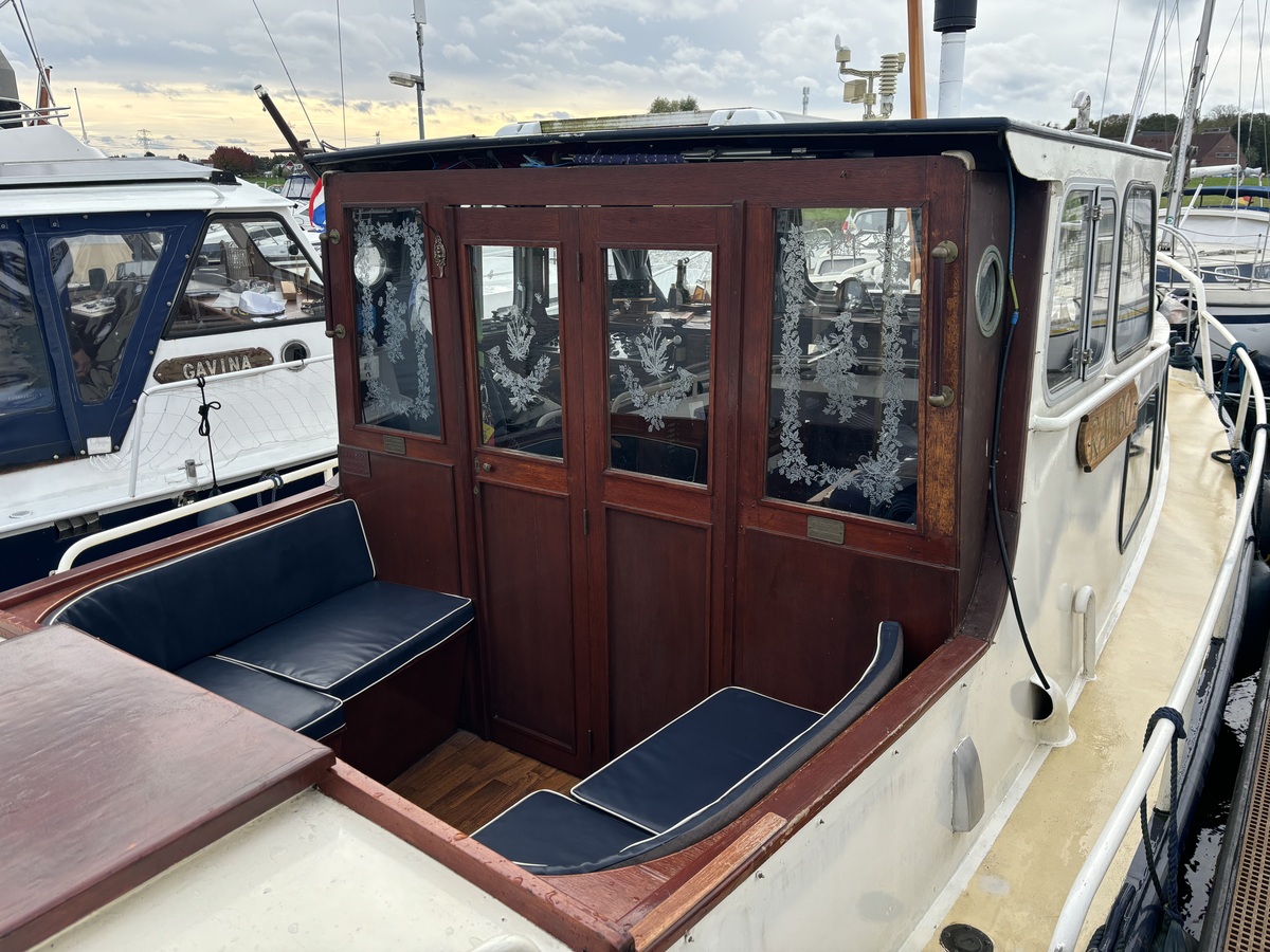 Van de werf vlet 1970 – stalen motorjacht met klassieke lijnen - Foto 23