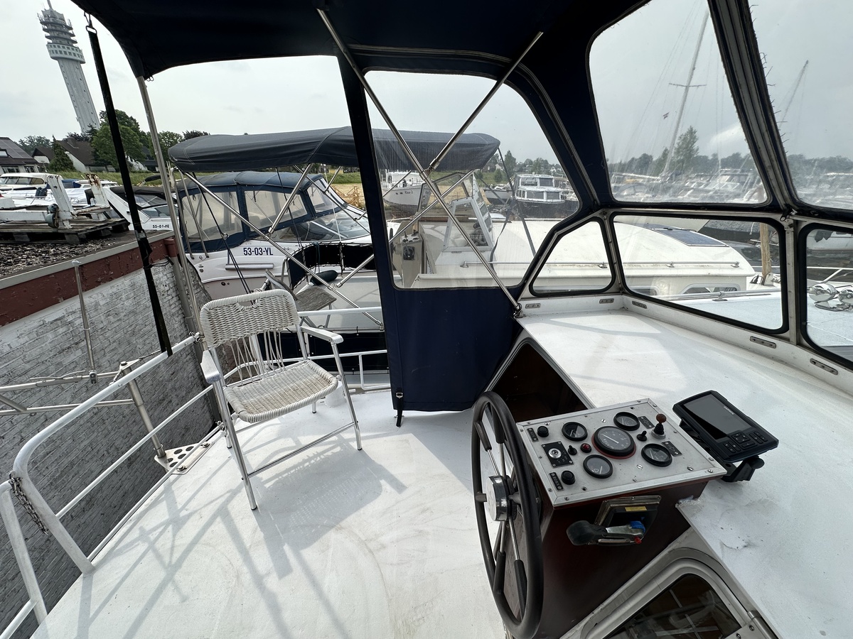 Cascaruda 920 1976 – stalen motorjacht met doorvaarthoogte 3,4m - Foto 5