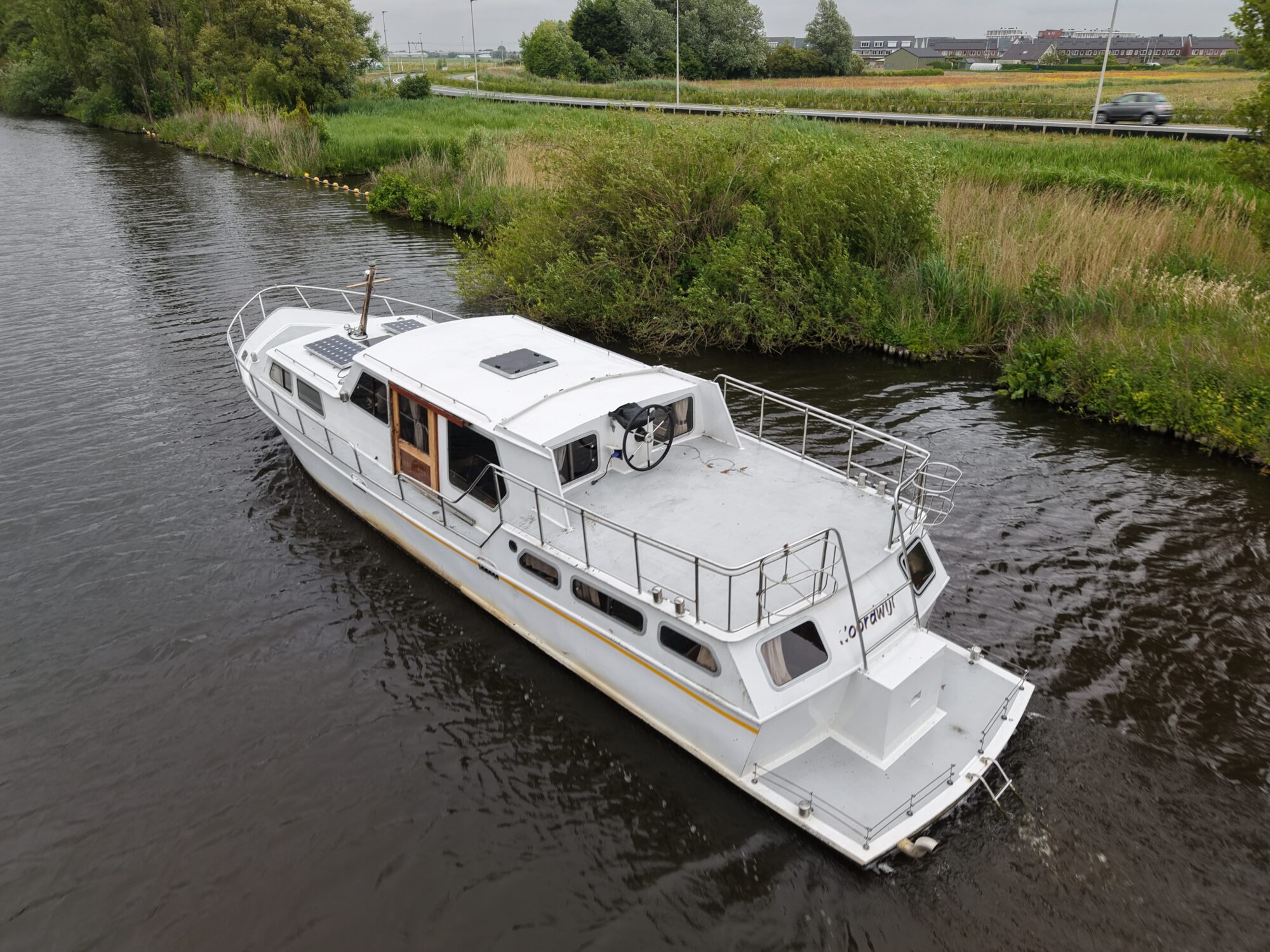 Molenkruiser 13.00 AK Cabrio 1983 – lage doorvaarthoogte 2,25m - Foto 23