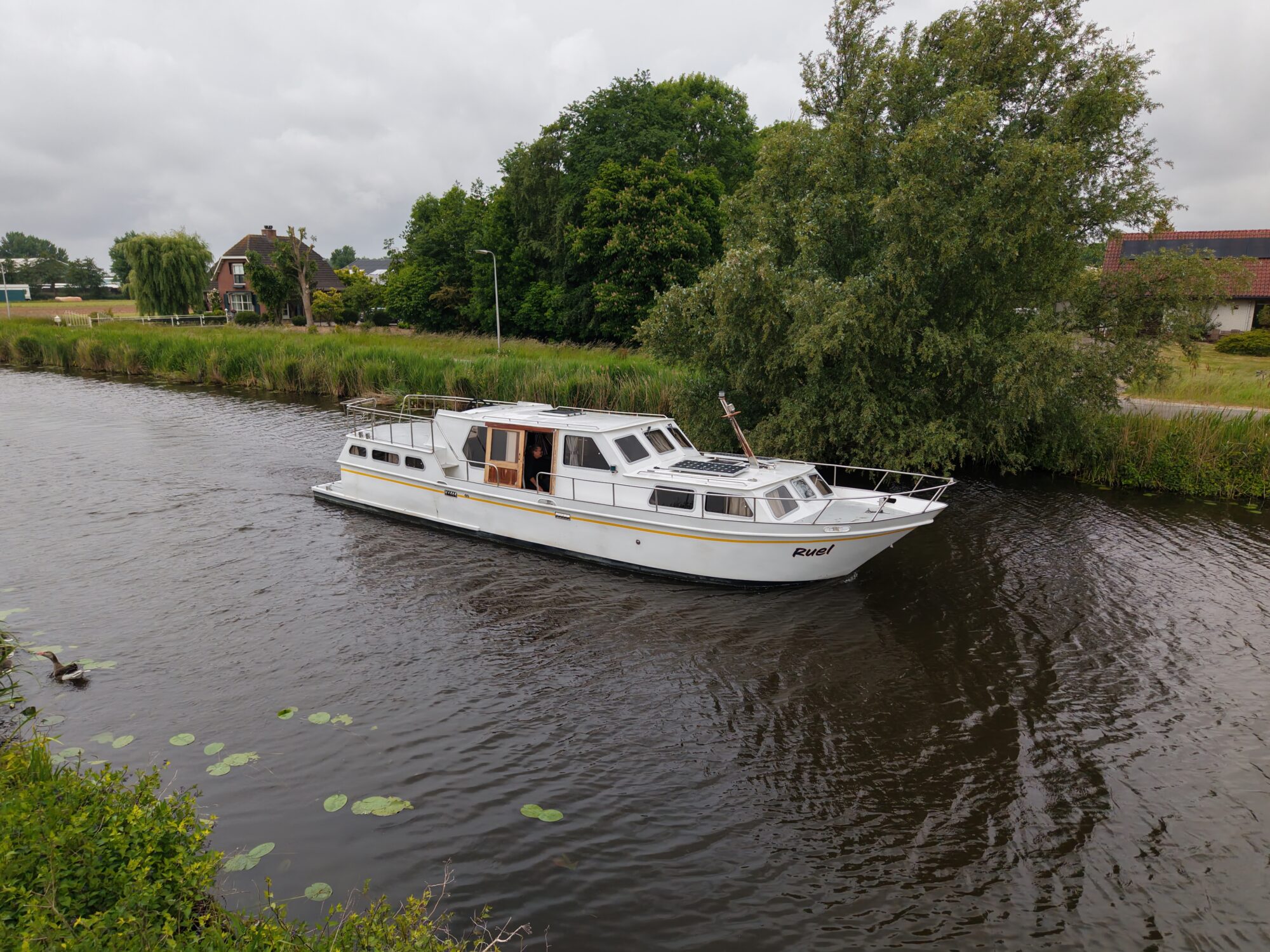 Molenkruiser 13.00 AK Cabrio 1983 – lage doorvaarthoogte 2,25m - Foto 24