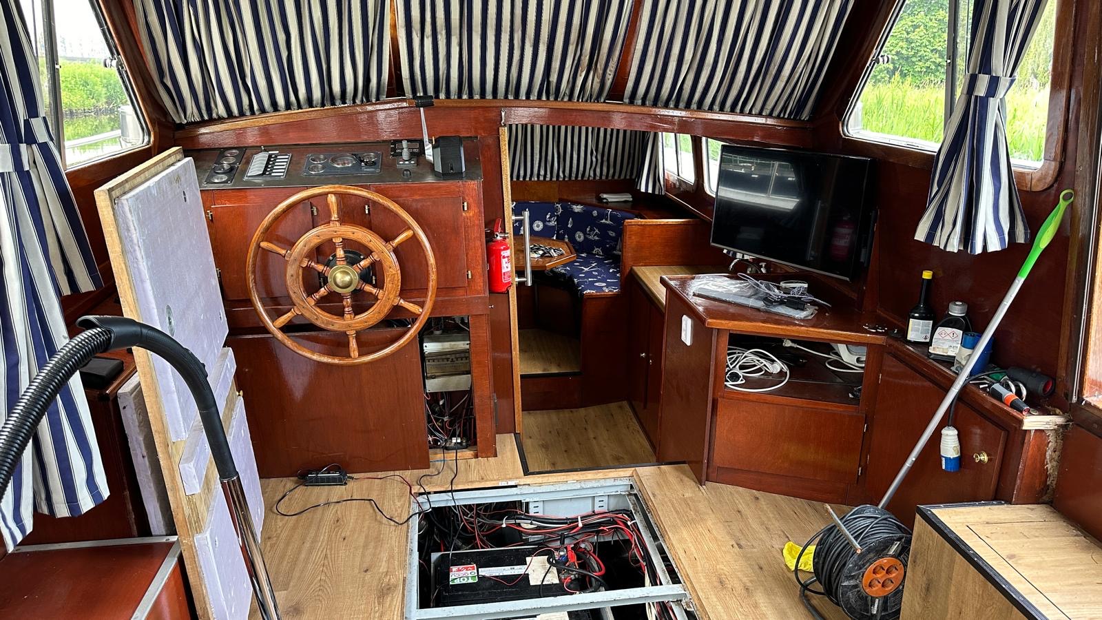 Molenkruiser 13.00 AK Cabrio 1983 – lage doorvaarthoogte 2,25m - Foto 6