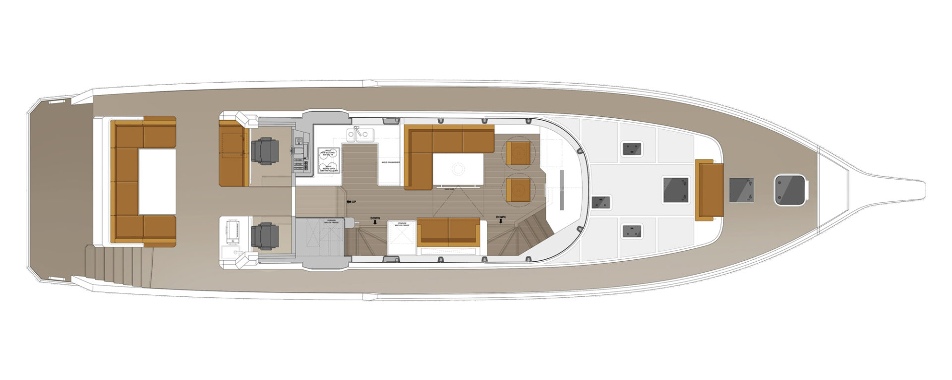 Arksen 65 2025 – aluminium expeditiejacht met 3.700 nm bereik - Foto 12