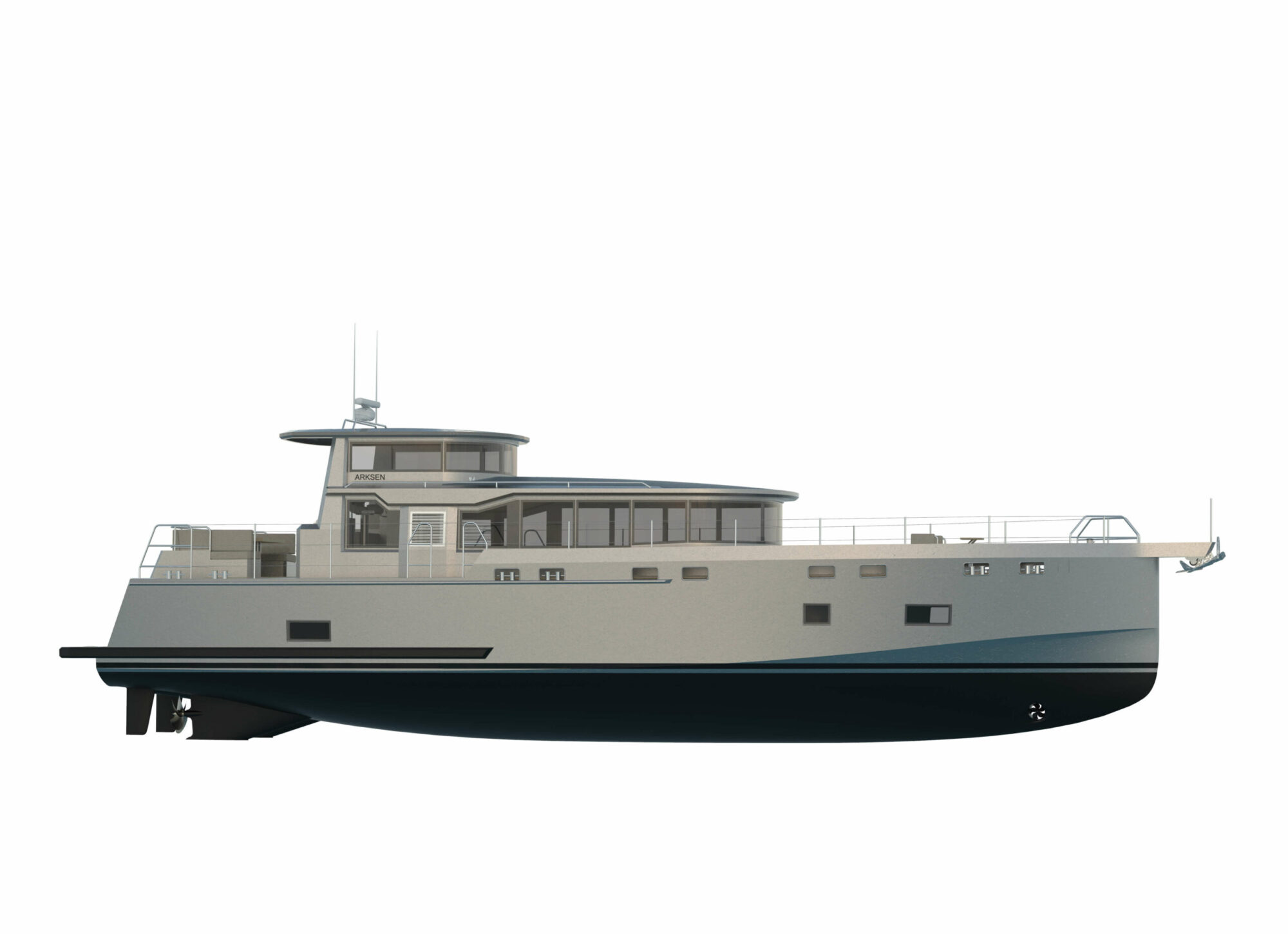 Arksen 65 2025 – aluminium expeditiejacht met 3.700 nm bereik - Foto 14