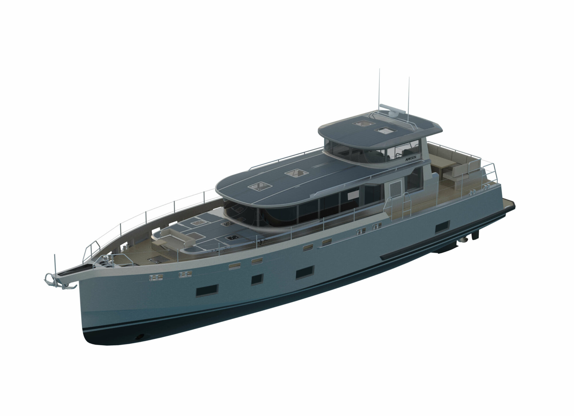Arksen 65 2025 – aluminium expeditiejacht met 3.700 nm bereik - Foto 17