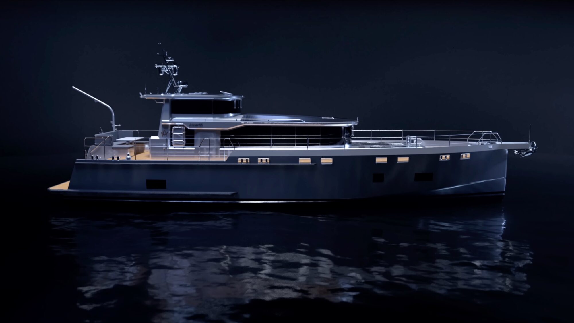 Arksen 65 2025 – aluminium expeditiejacht met 3.700 nm bereik - Foto 18