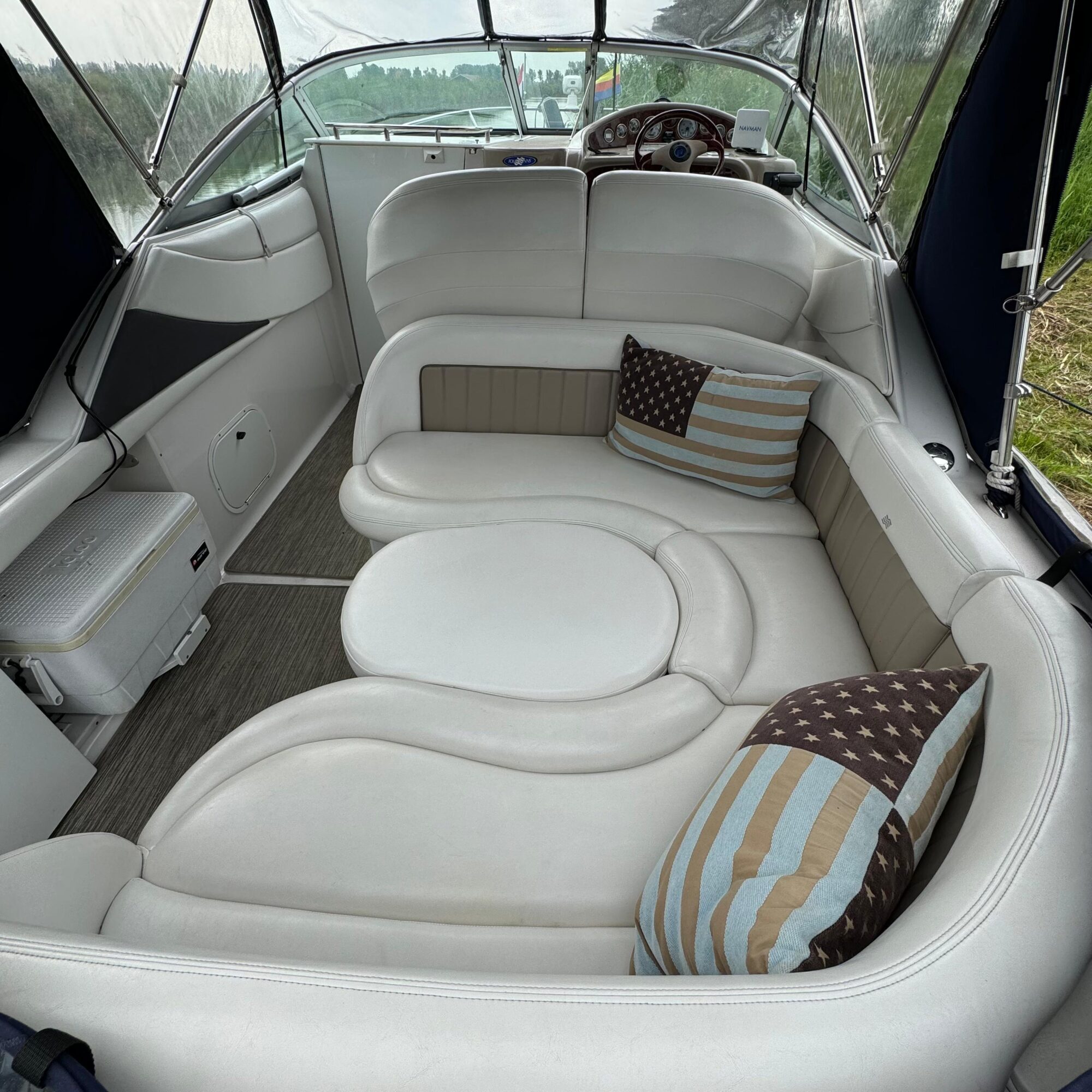 Four Winns 248 Vista 2005 – trailerbaar cruiser met hal-opslag - Foto 11