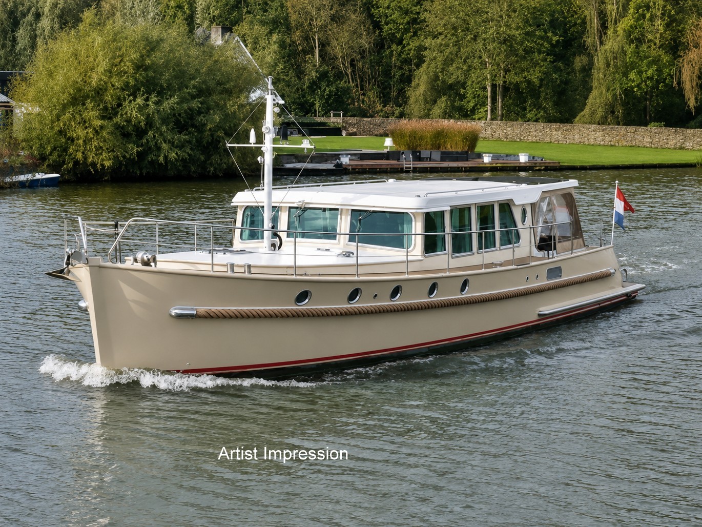Serious Yachts Gently Low Bridge 45 Sedan - Foto 1