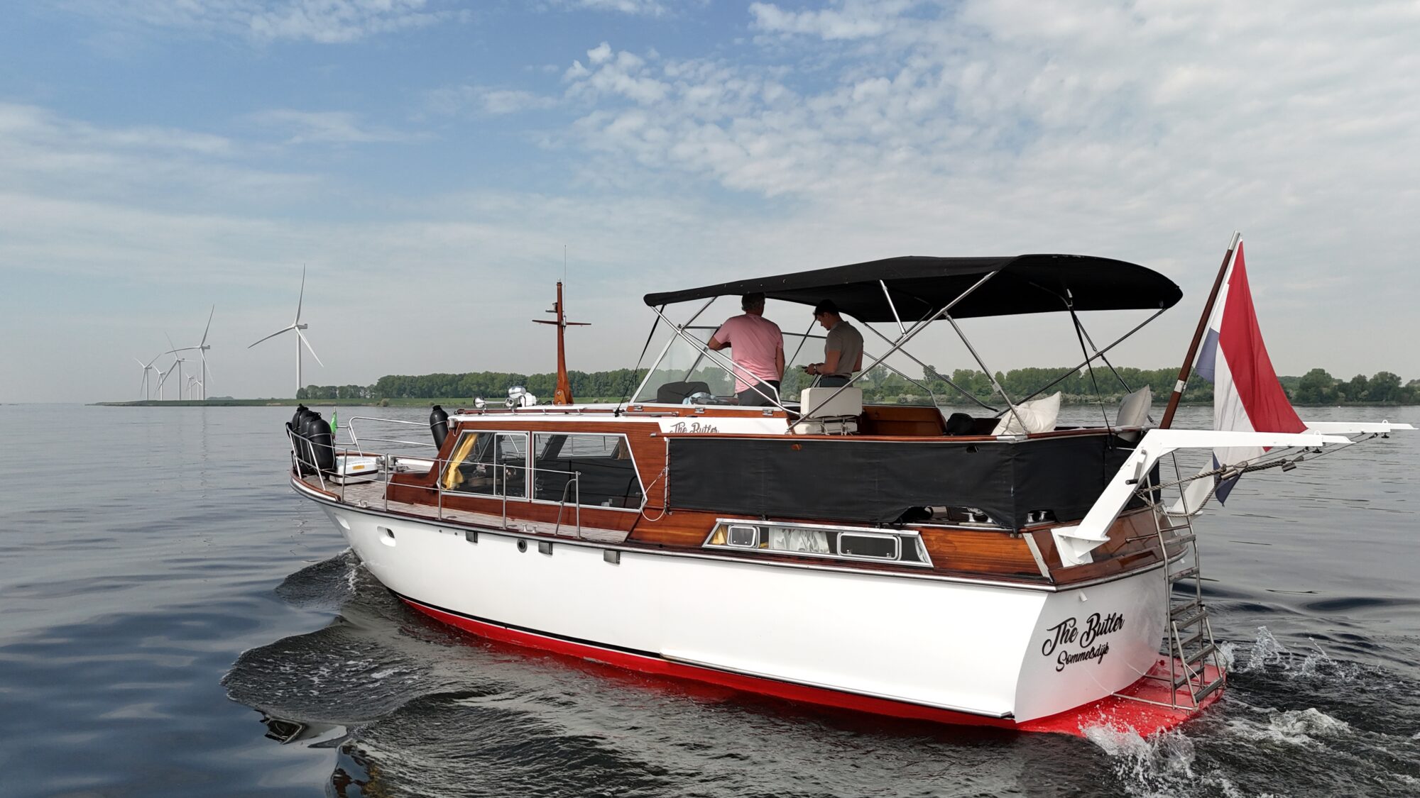 Lowland Rondspant Kruiser 13.00 AK Cabrio 1974 – 2-huts staalsteven - Foto 13