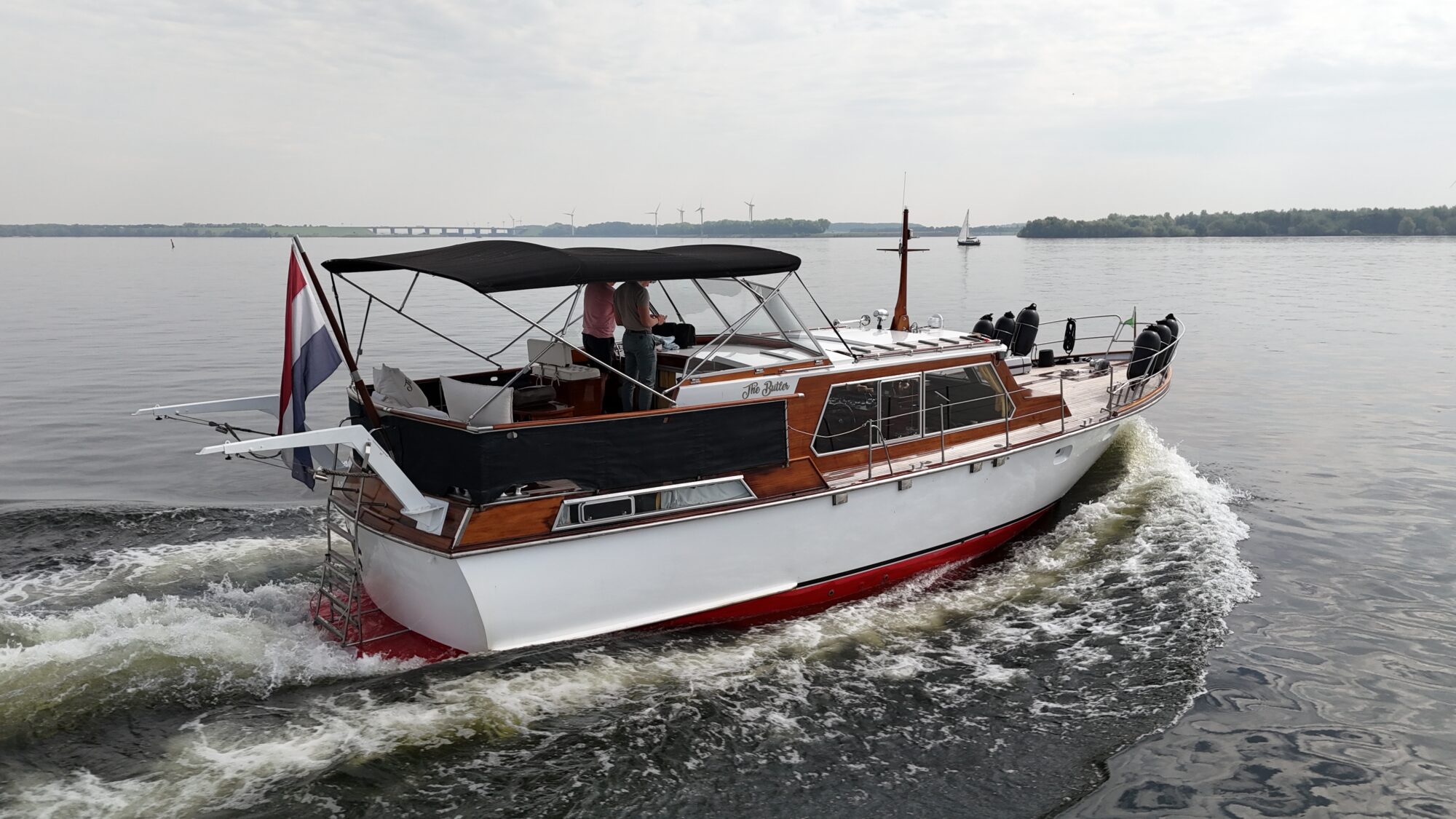 Lowland Rondspant Kruiser 13.00 AK Cabrio 1974 – 2-huts staalsteven - Foto 16