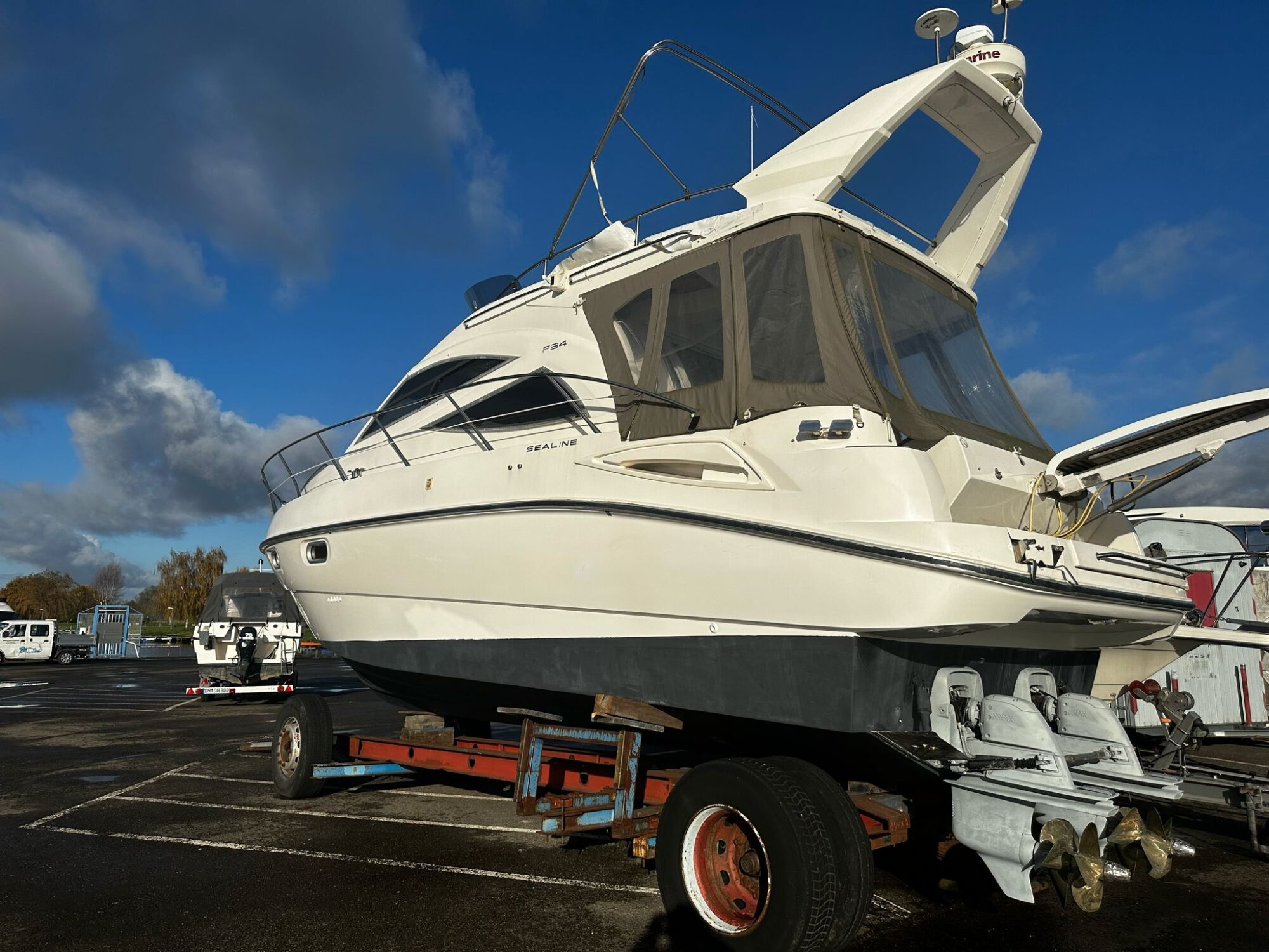 Sealine F34 Flybridge 2009 – dubbele Volvo, 2 hutten - Foto 30