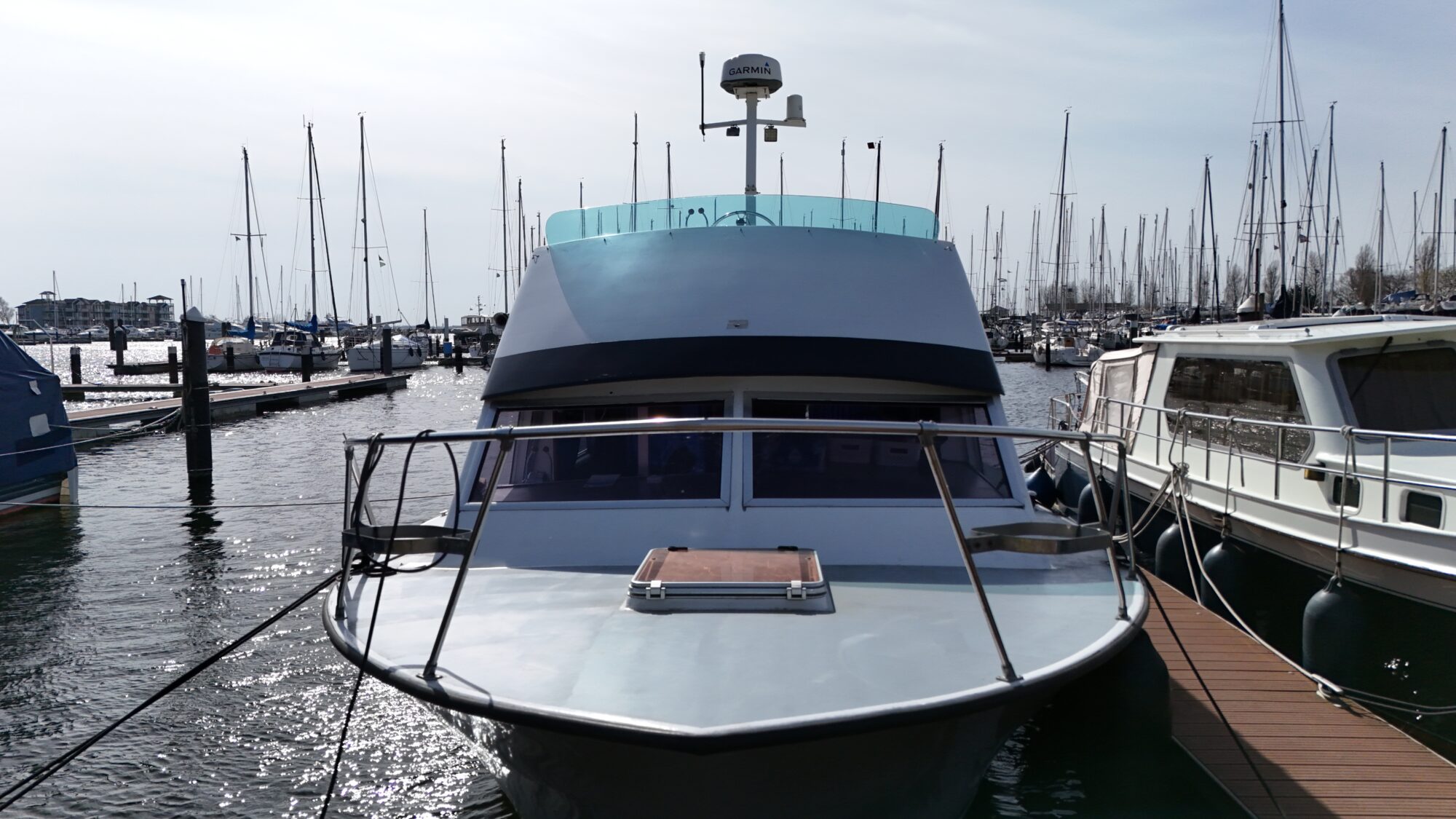 Chris Craft 11.00 Flybridge 1978 – dubbele flybridge-stuurpost - Foto 6