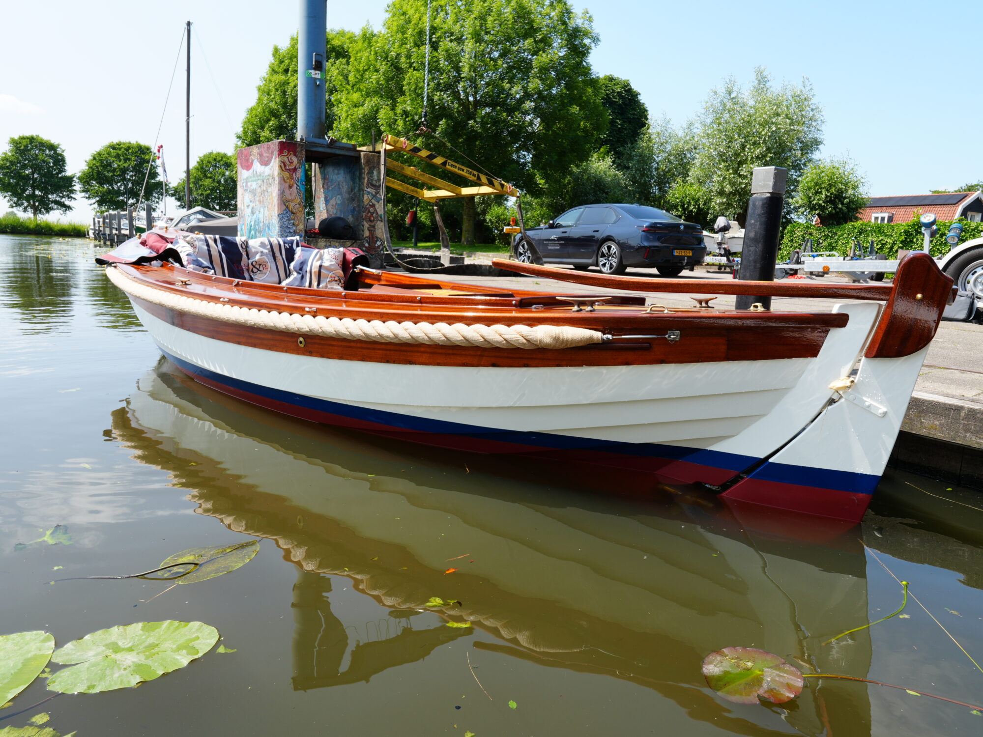 Kapitein Sloep 1928 – Overnaadse mahonie klassieke - Foto 19